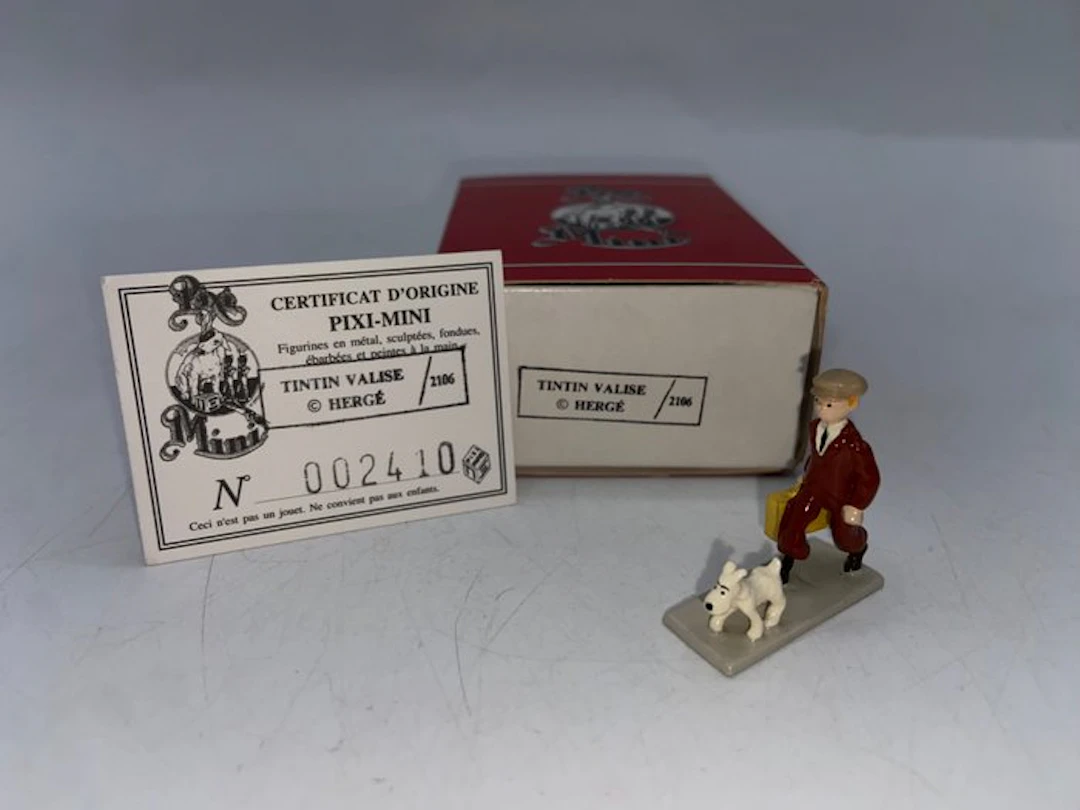 Pixi - Tintin - Tintin Valise – Réf. 2106 – Boîte et certificat n°002410