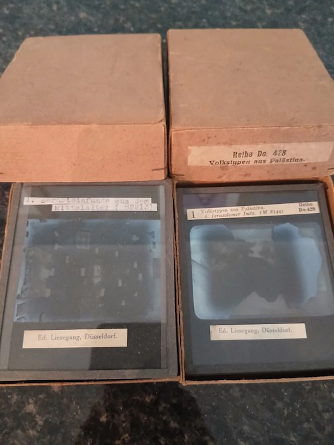 Ed Liesegang Düsseldorf 1 Magic lantern slides