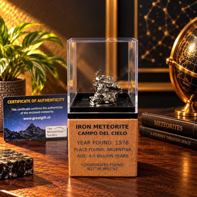 Magnificent Campo Del Cielo iron meteorite - On a...