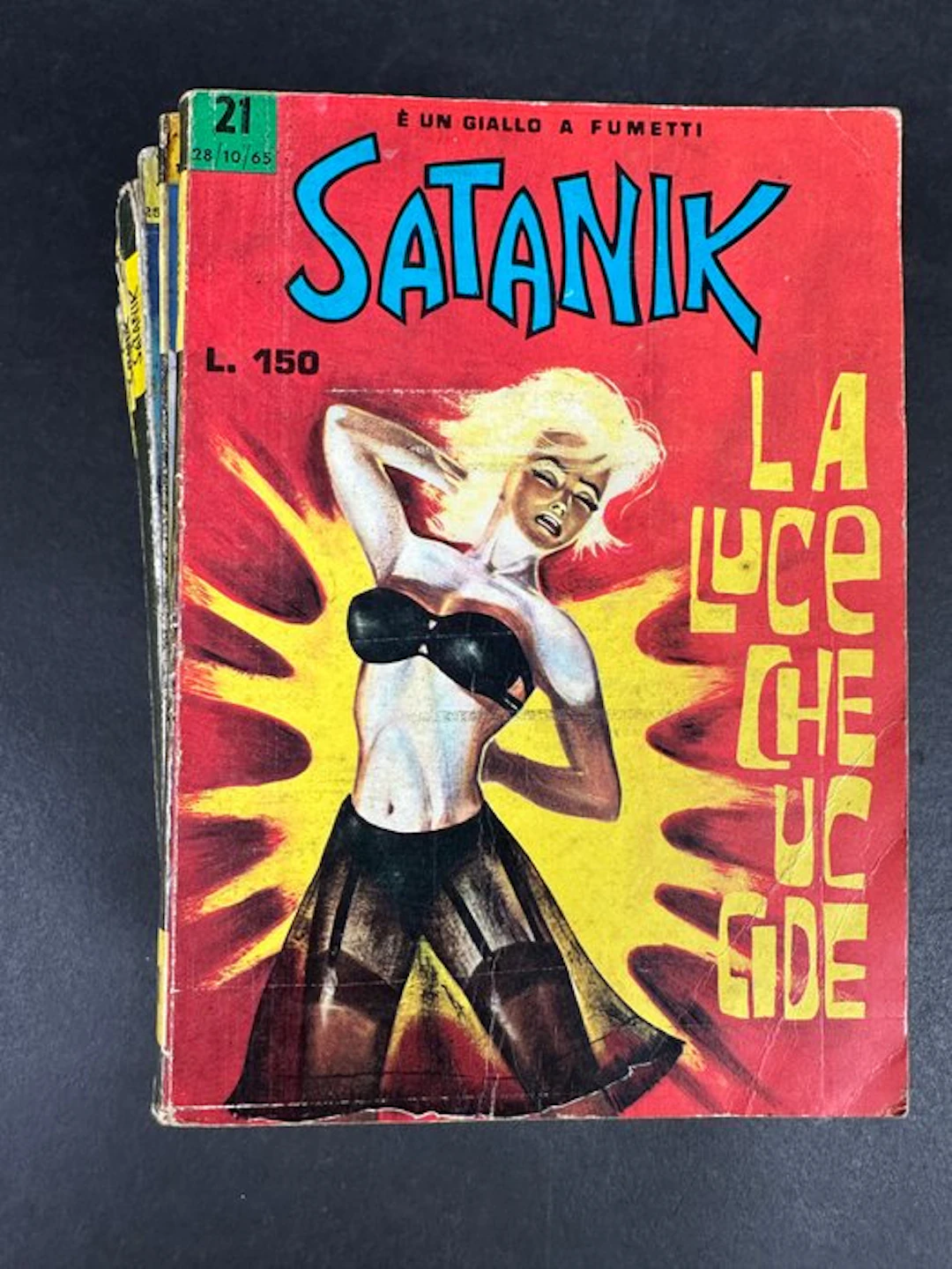 Satanik nn. 21/29 - 9 Comic - First edition - 1965
