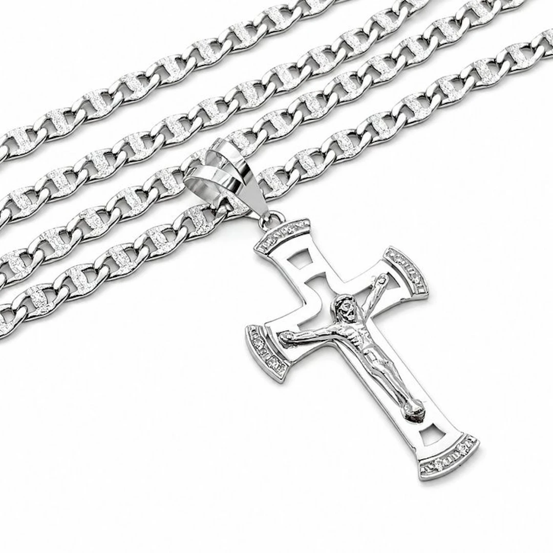 Necklace with pendant - 18 kt