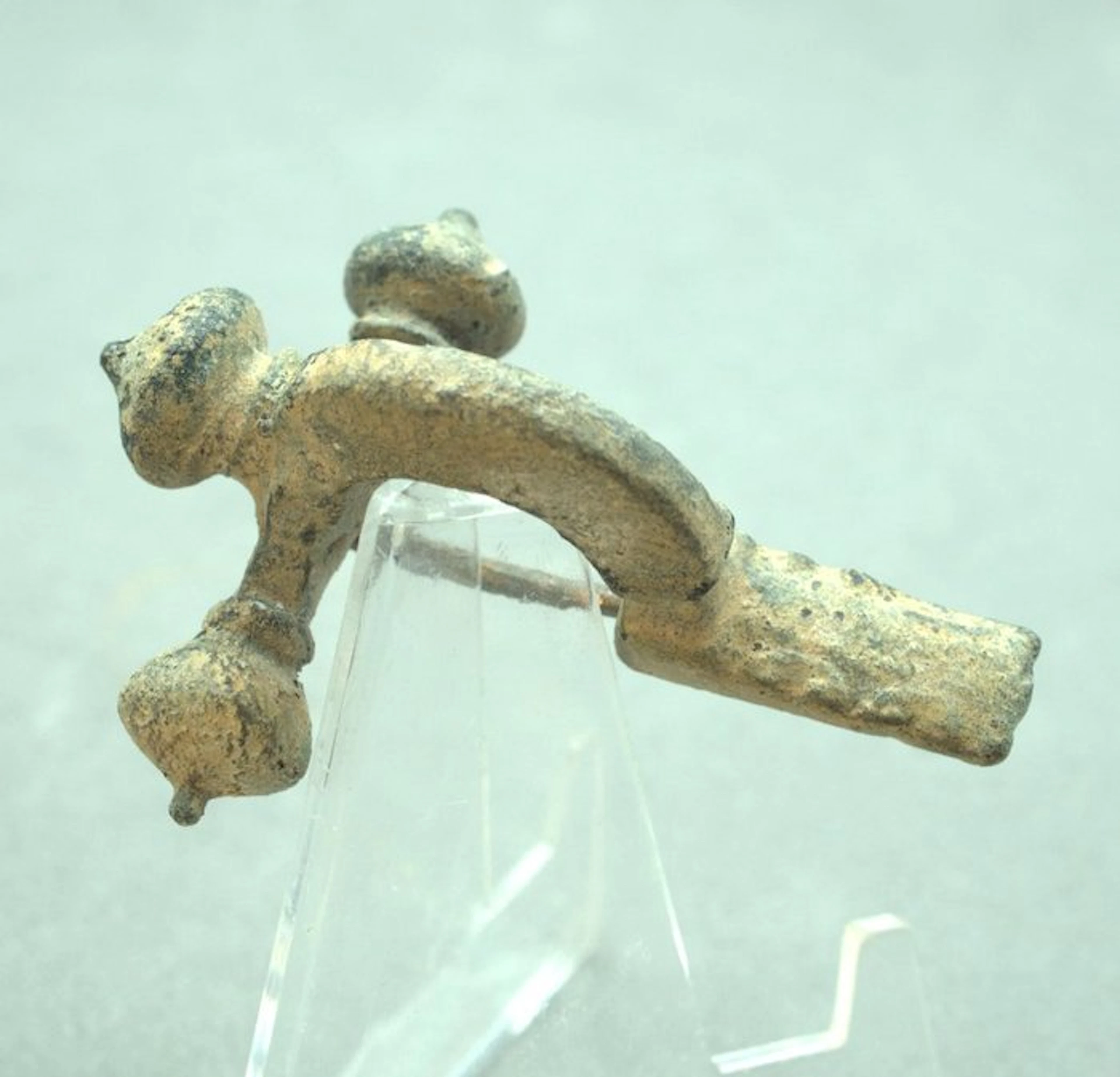 Ancient Roman Bronze Crossbow Fibula – Pröttel Type 3-4