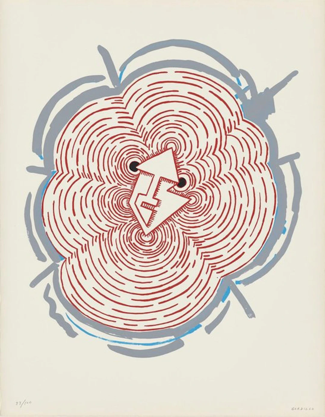 Luis Gordillo (1934) - Untitled composition
