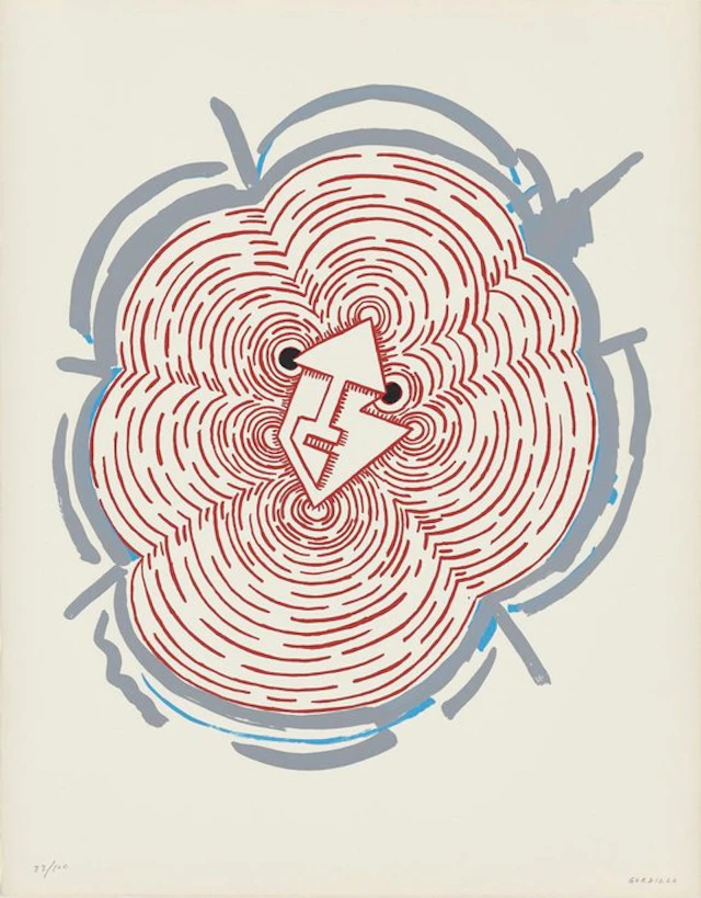 Luis Gordillo (1934) - Untitled composition