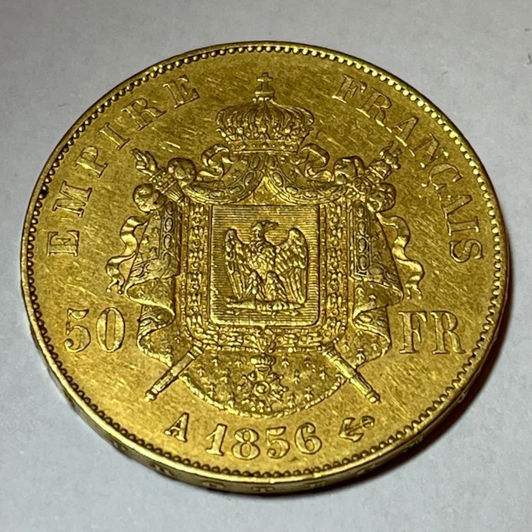 France. Napoléon III. 50 Francs 1856-A, Paris