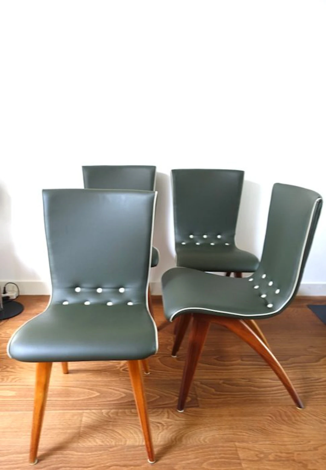 G.J.van Os Culemborg - Dutch Design - Chair (4) - Swing - Wood