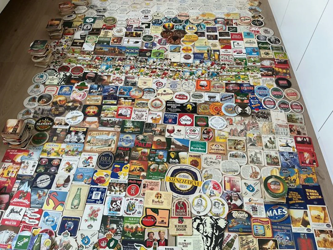 Branded merchandise collection - beer coasters