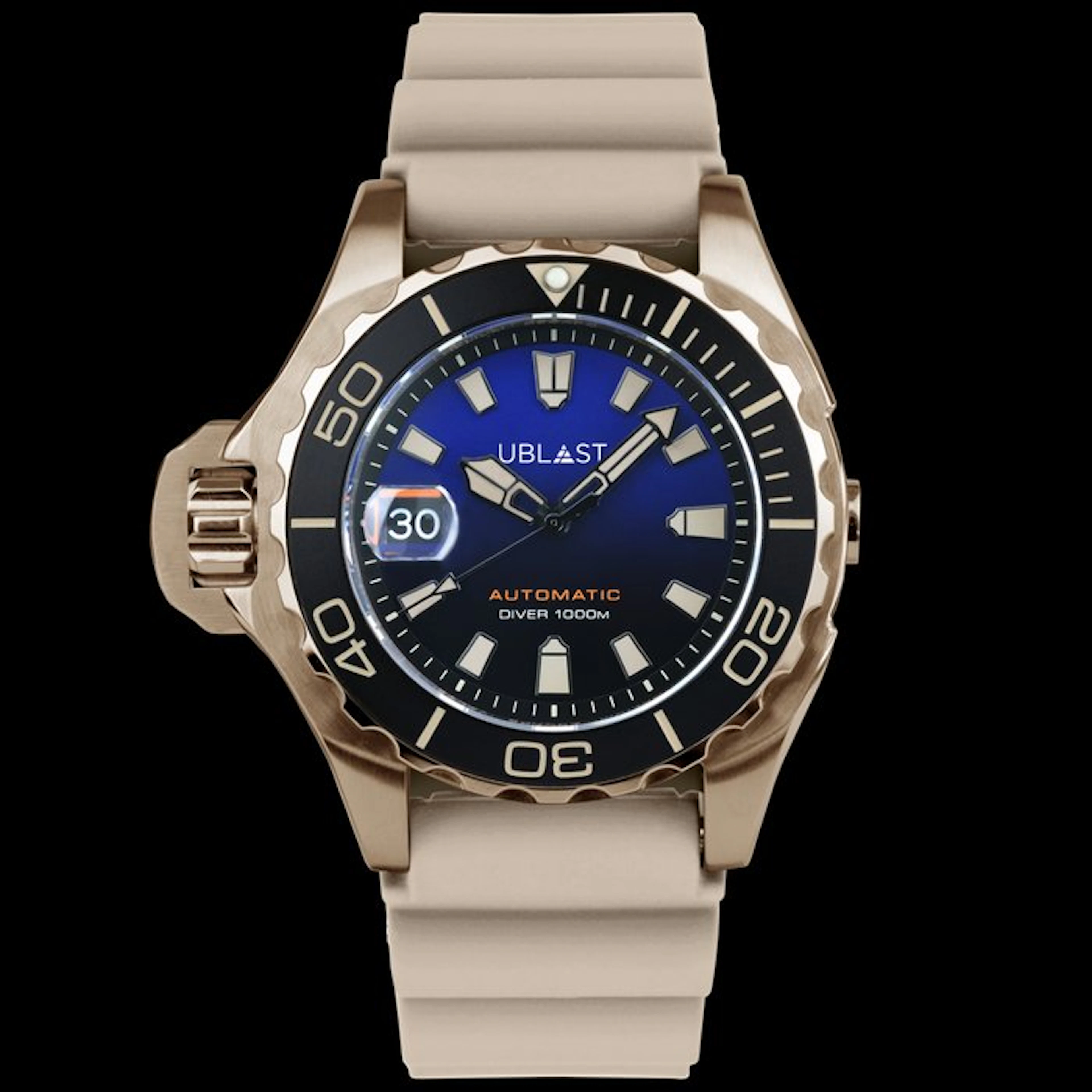 Ublast - Reverse Professional Diver 100 ATM - REF.UBREV44BZBB - Men - 2026