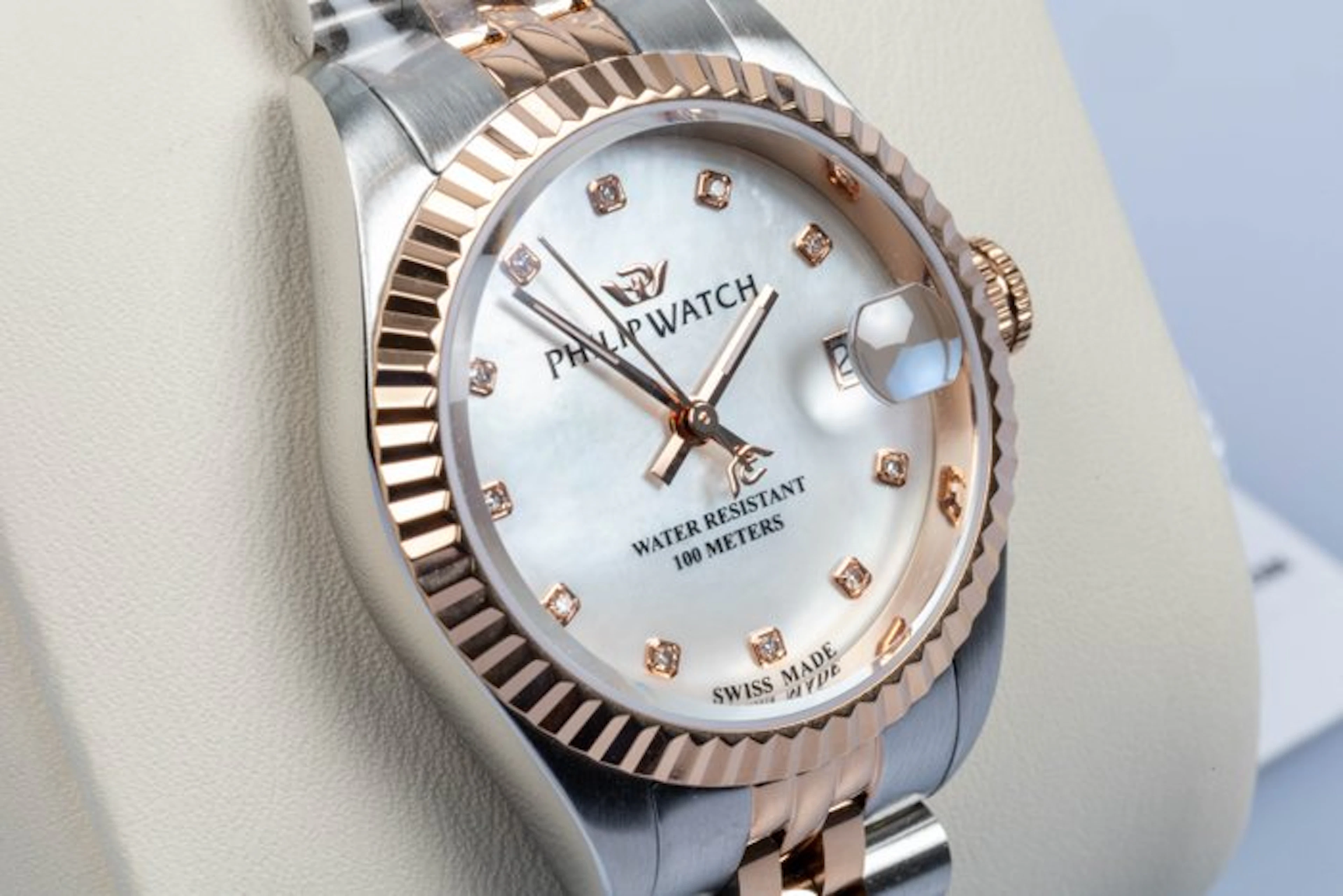 Philip Watch - Caribe Urban - Date - Diamonds & Mother of...