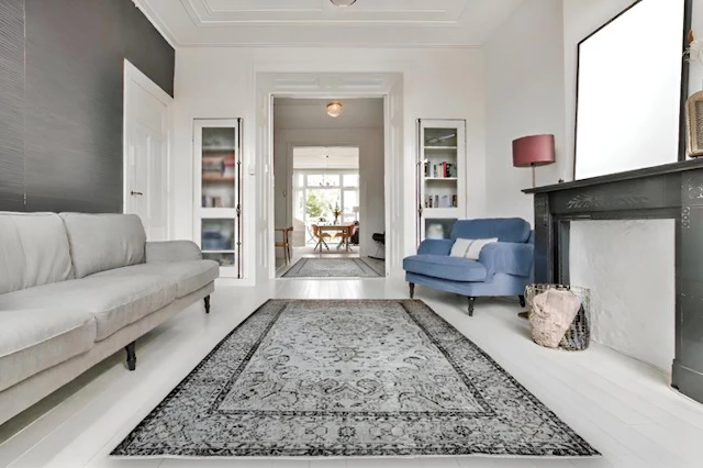 Grey vintage - Rug - 305 cm - 165 cm - with certificate