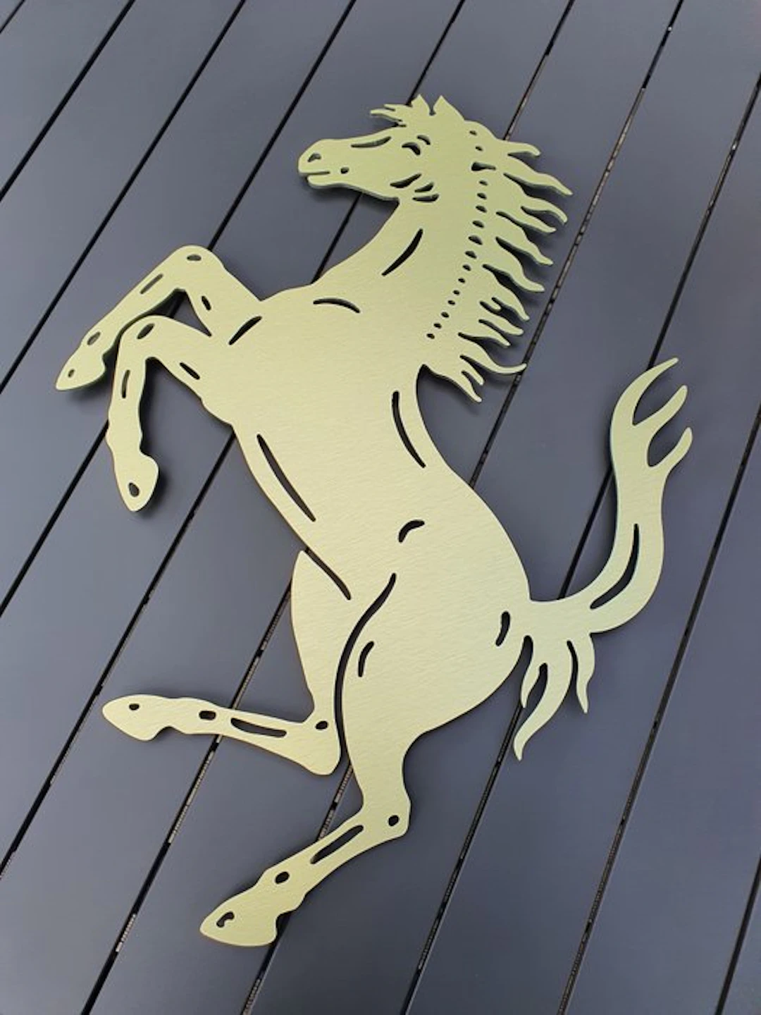 Sign - Ferrari - Professional wall sign logo Cavallino Rampante - Aluminium*