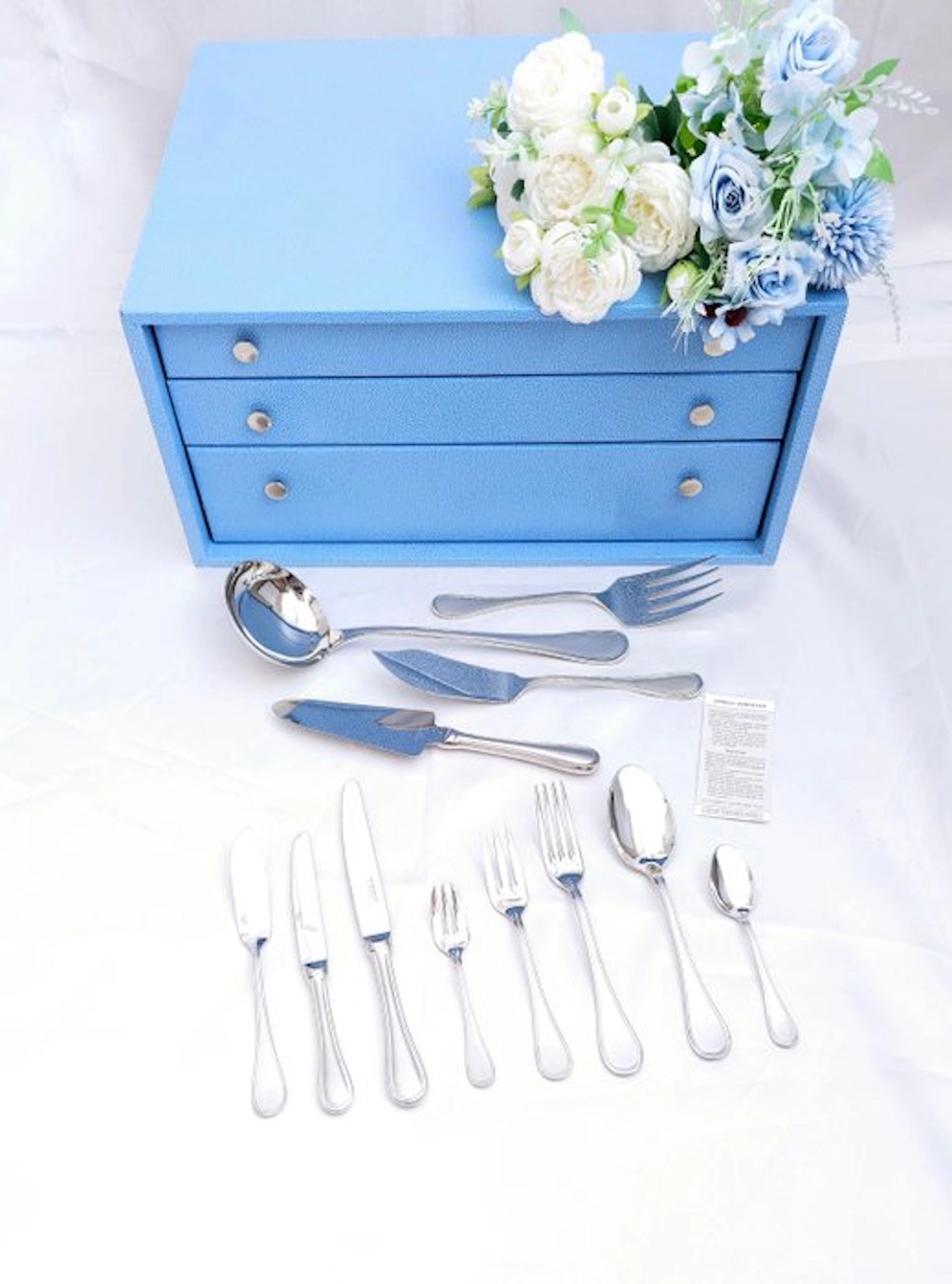 Guy Degrenne - Cutlery set for 12 (100) - Verlaine - 18/10 stainless steel