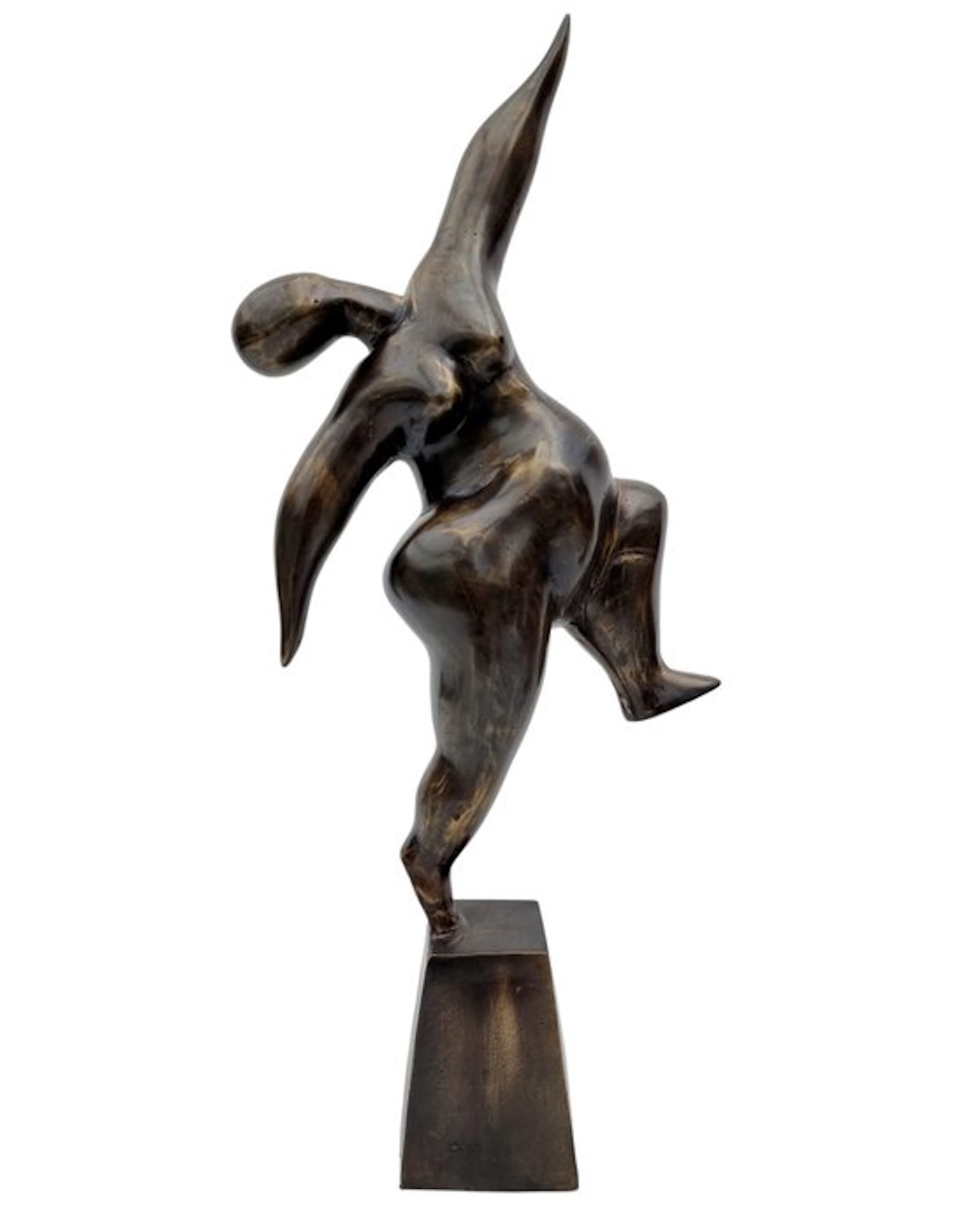 after Botero - Sculpture, A modernist bronze - 53 cm - Bronze
