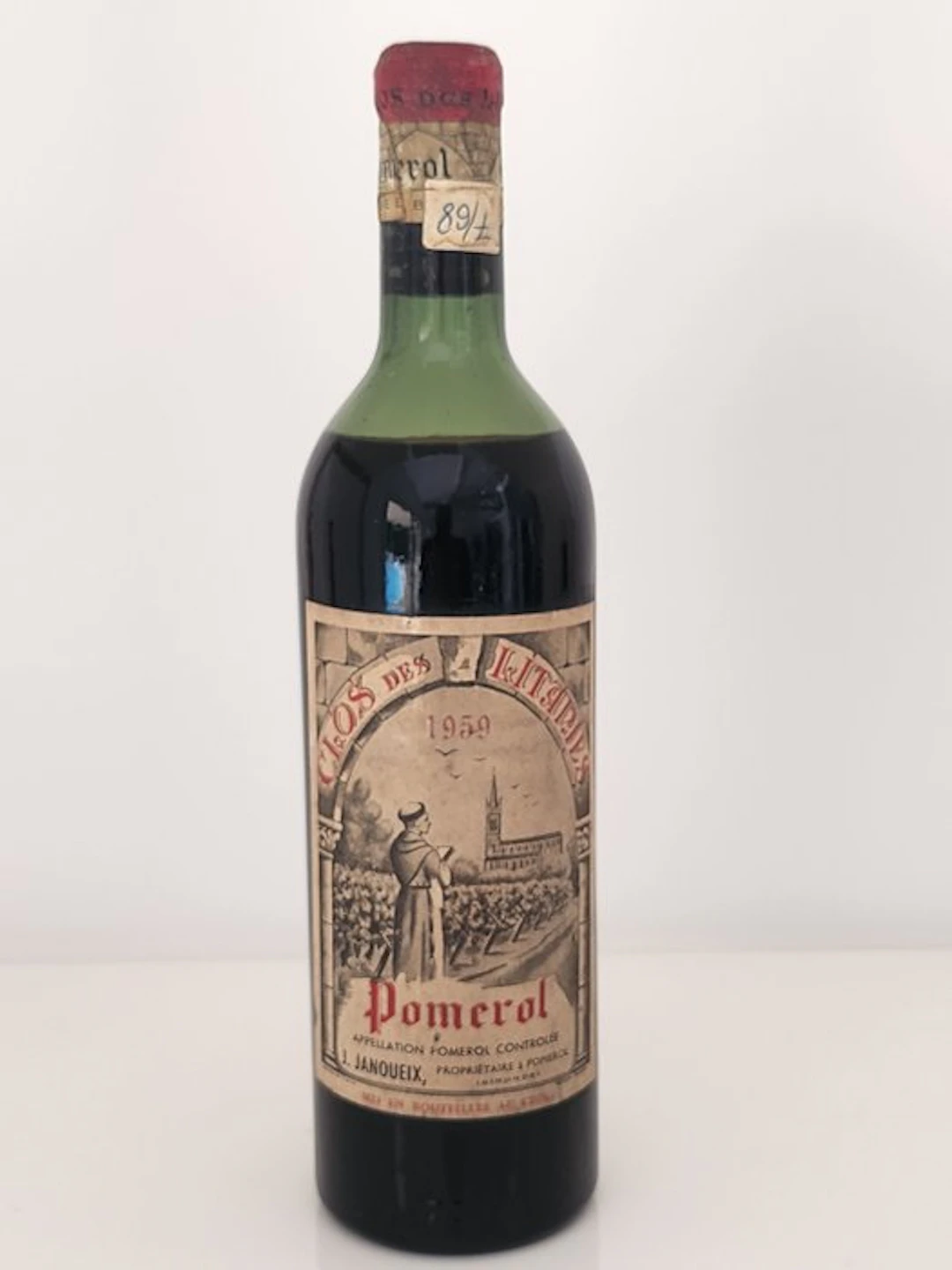 1959 Clos des Litanies – J. Janoueix - Pomerol - 1 Bottle (0.75L)