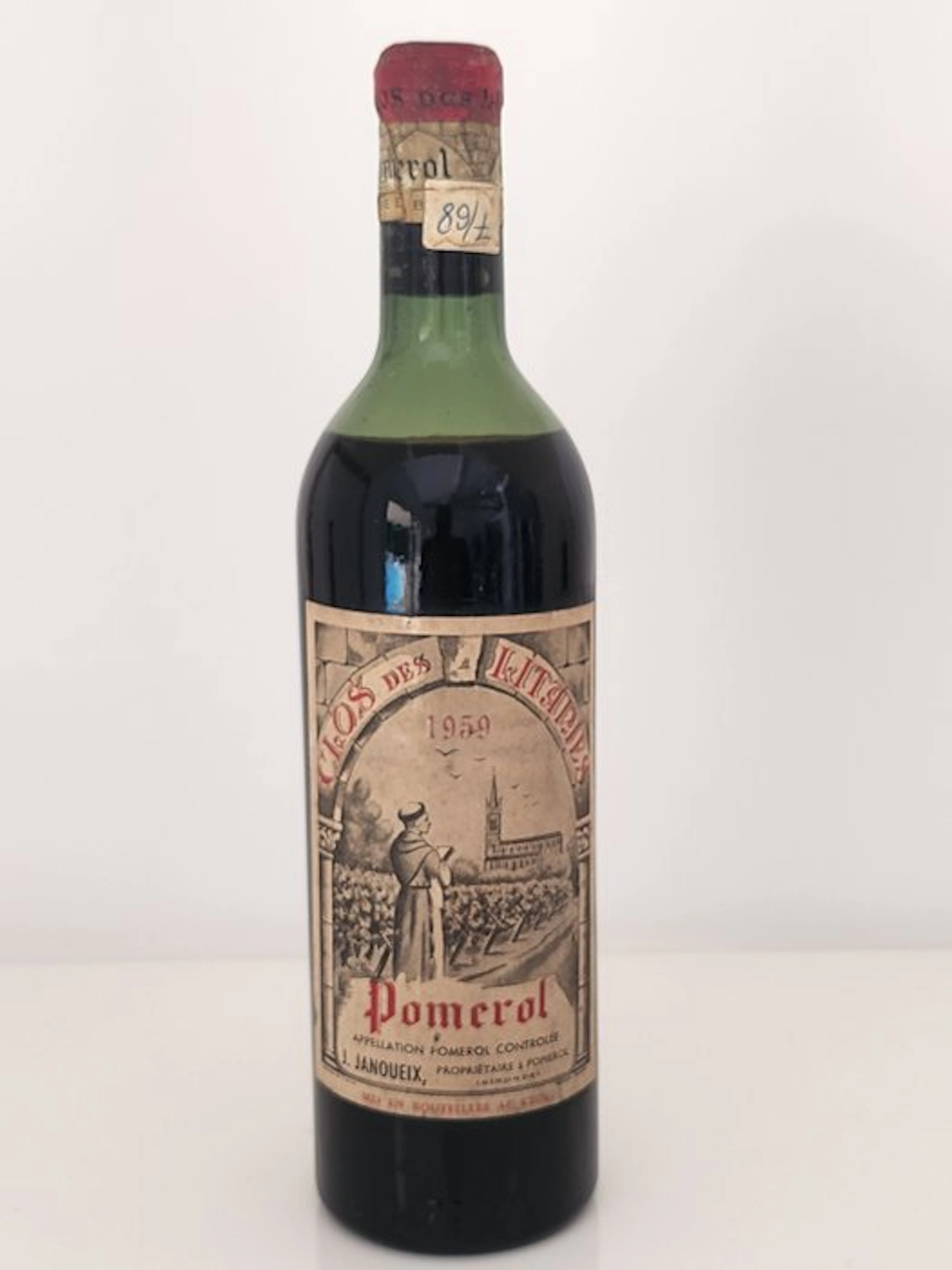1959 Clos des Litanies – J. Janoueix - Pomerol - 1 Bottle (0.75L)
