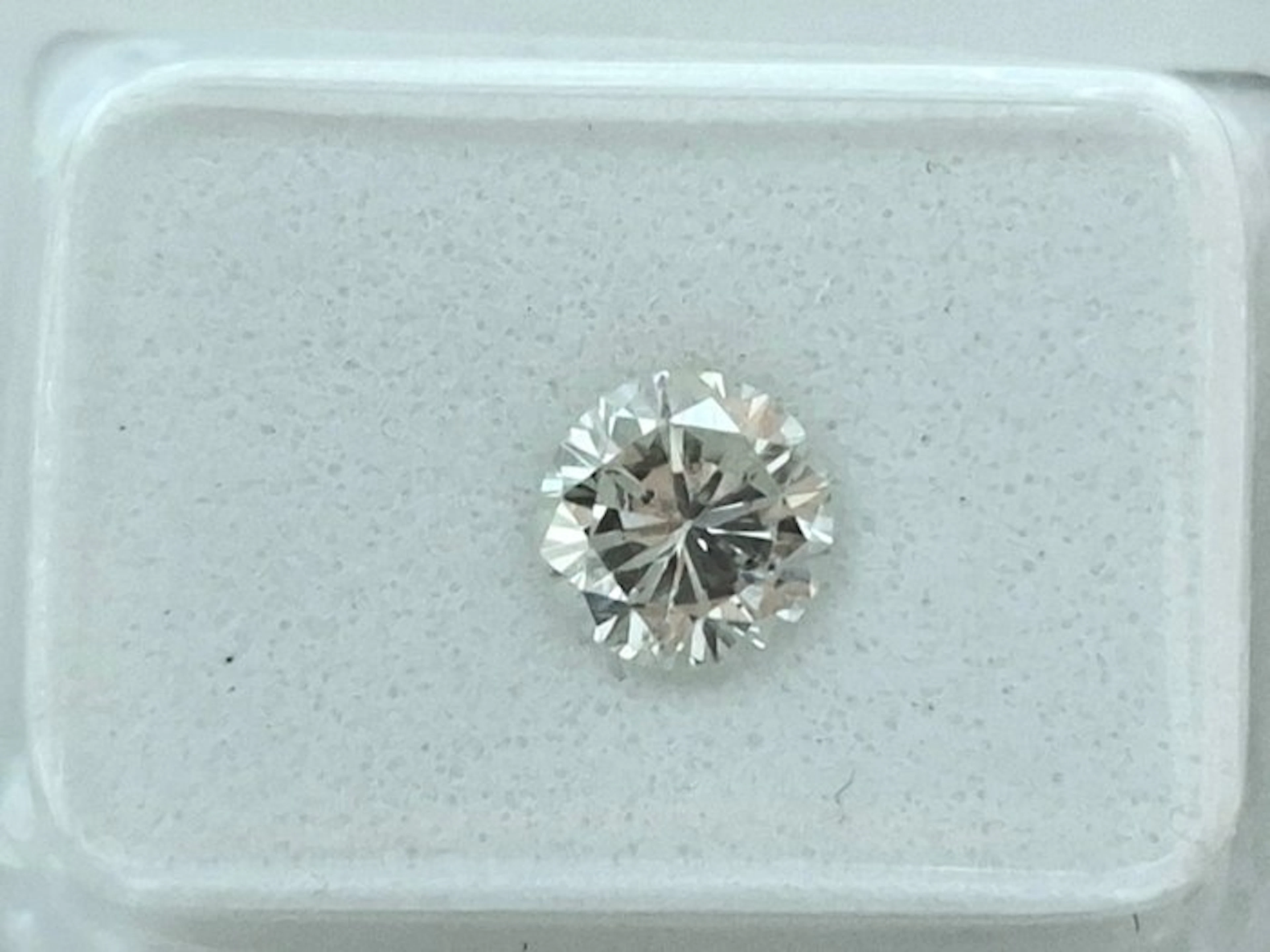 1 pcs Diamond (Natural) - 0.42 ct - Round - I - VS1...
