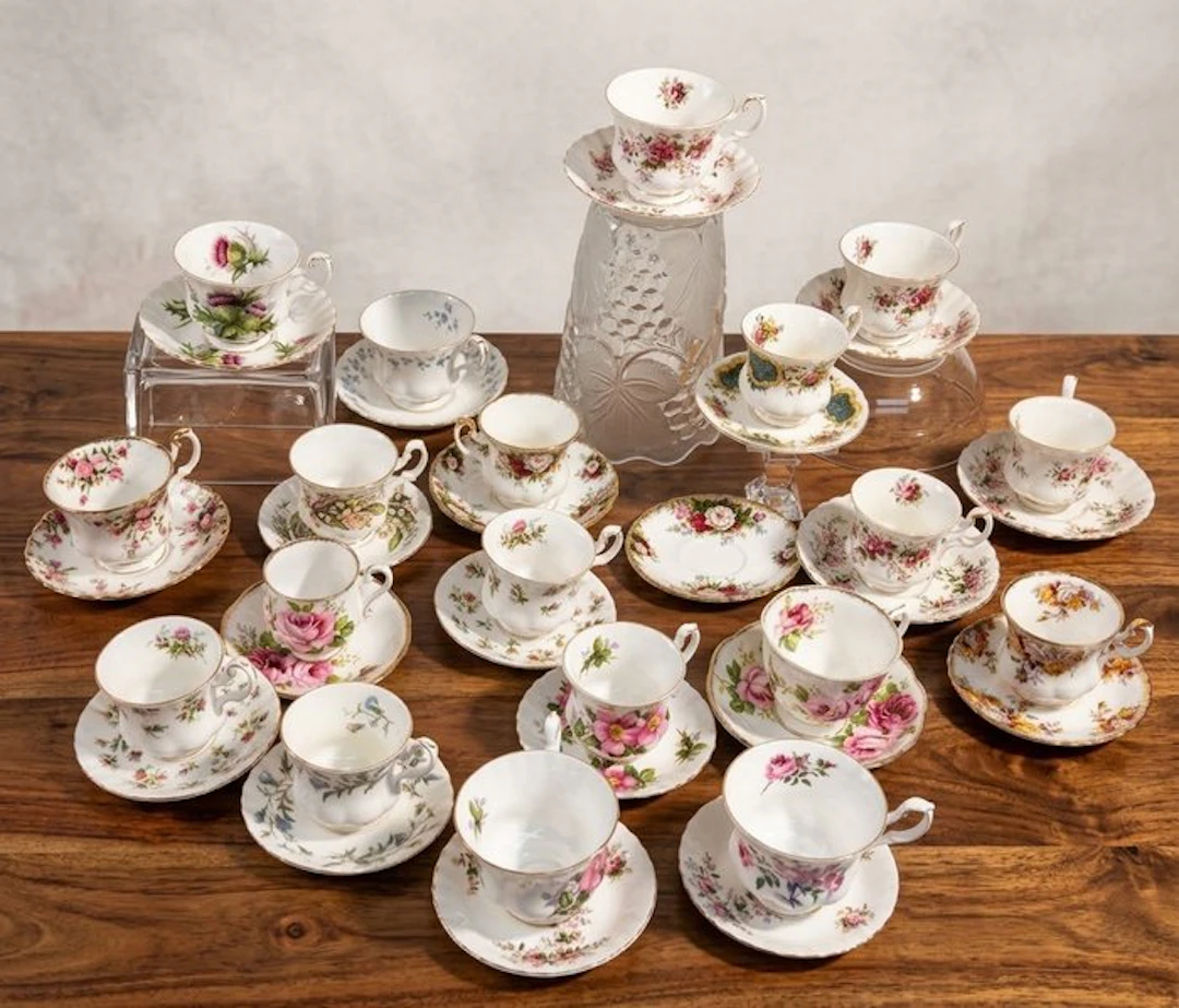 Royal Albert - Coffee and tea service (19) - Bone, Porcelain