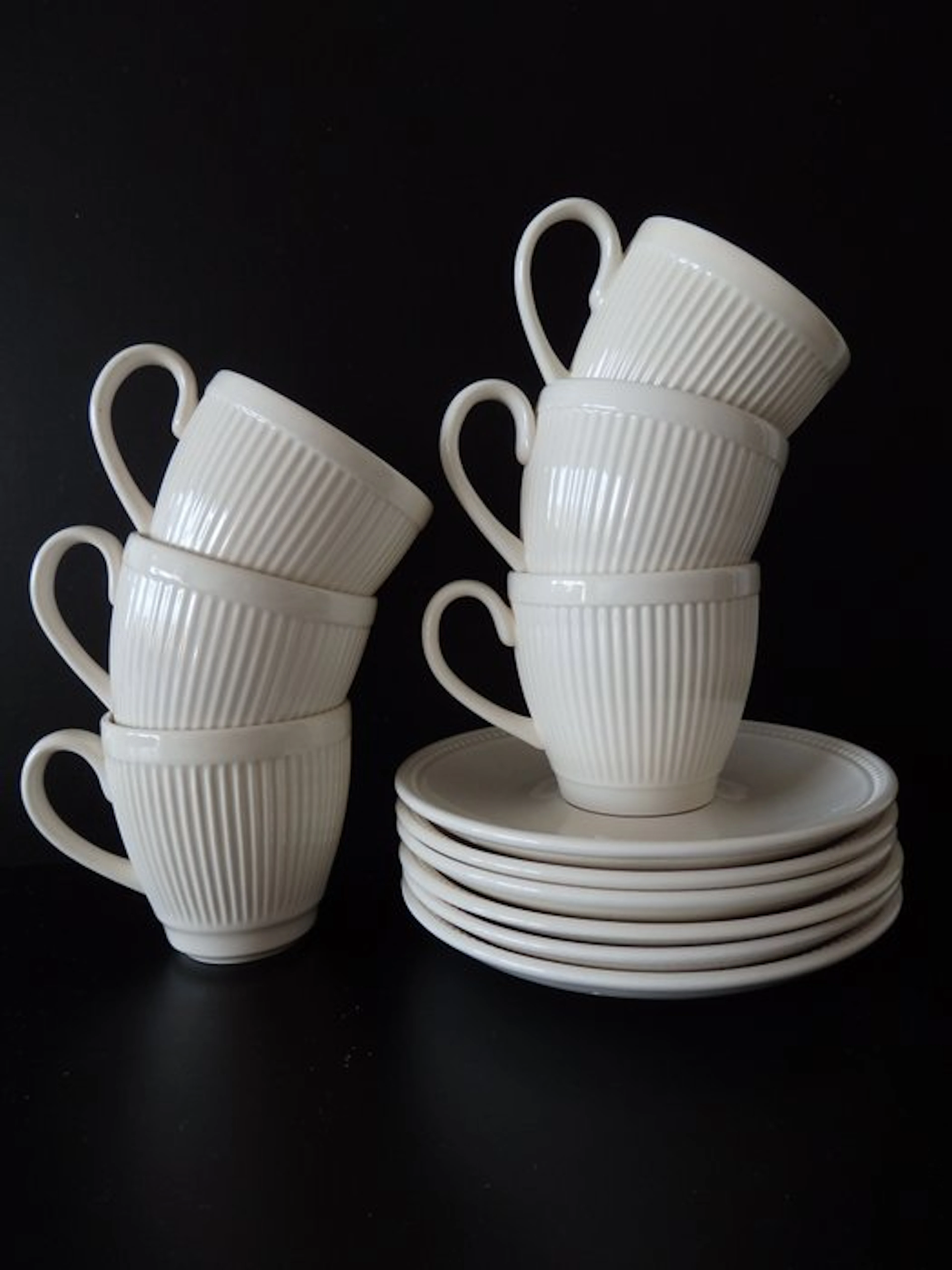 Wedgwood - Cup and saucer (6) - Windsor - Porcelain