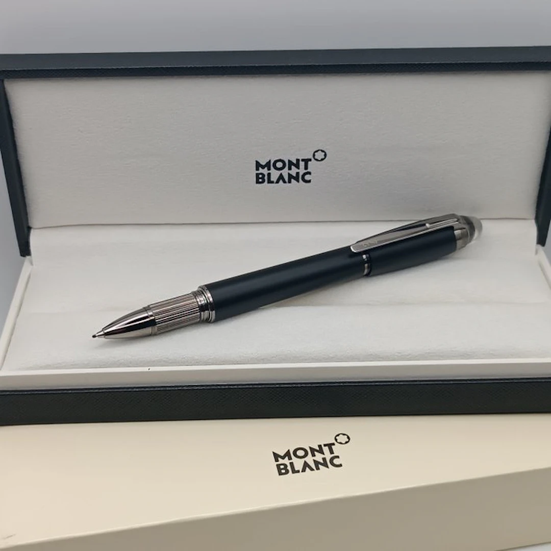 Montblanc - StarWalker Ultra Black Precious Resin - FULL SET - Pen