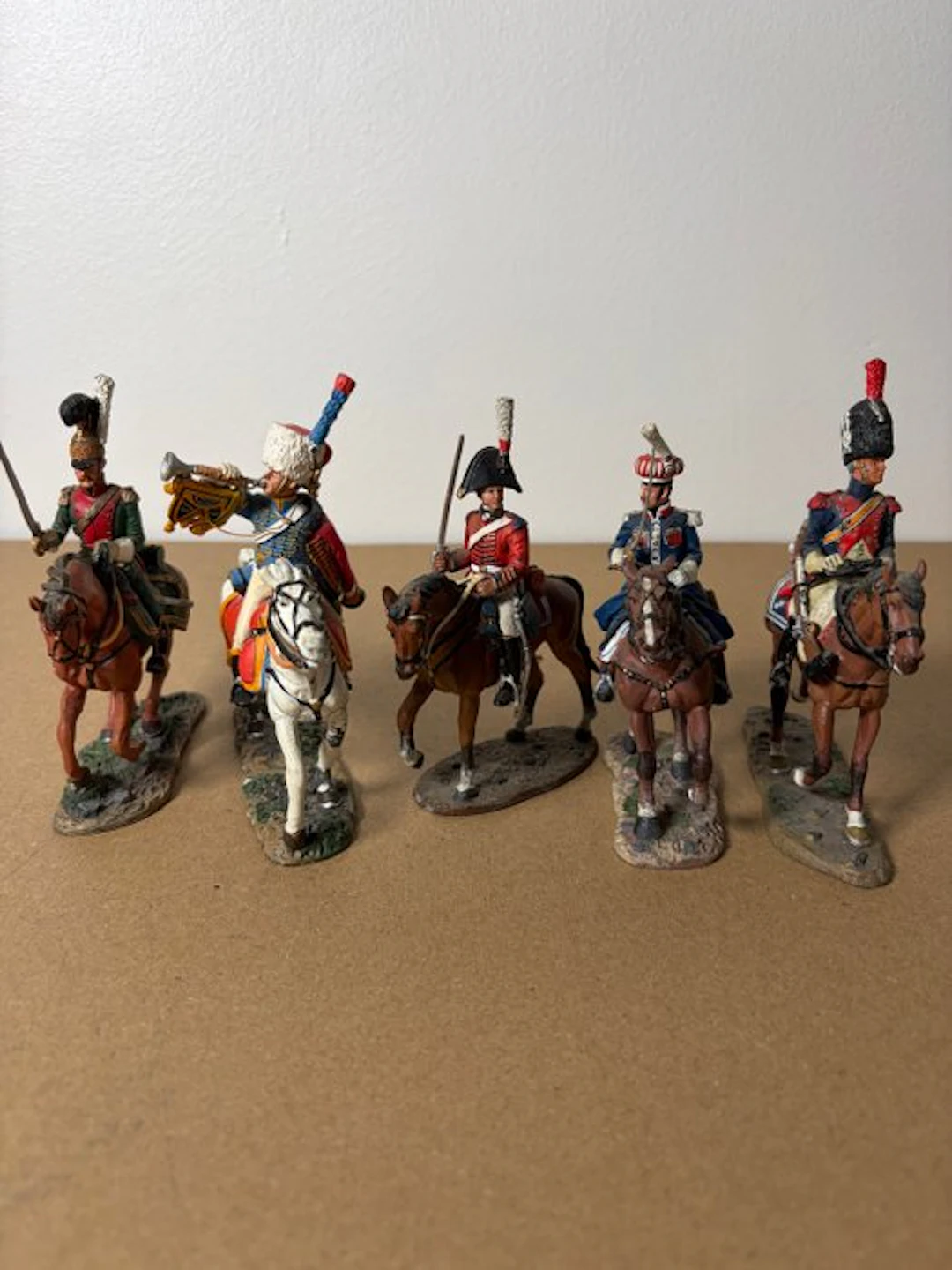 Themed collection - 5 Napoleonic Cavalry Figurines in...