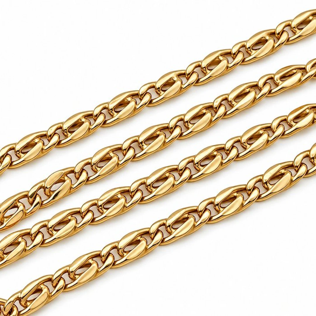 Necklace - 18 kt. Yellow gold - Made in Italy - Handmade