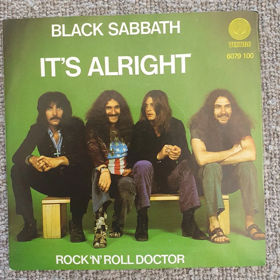 Black Sabbath - IT'S ALRIGHT - Multiple titles - 45 RPM 7" single - 1976