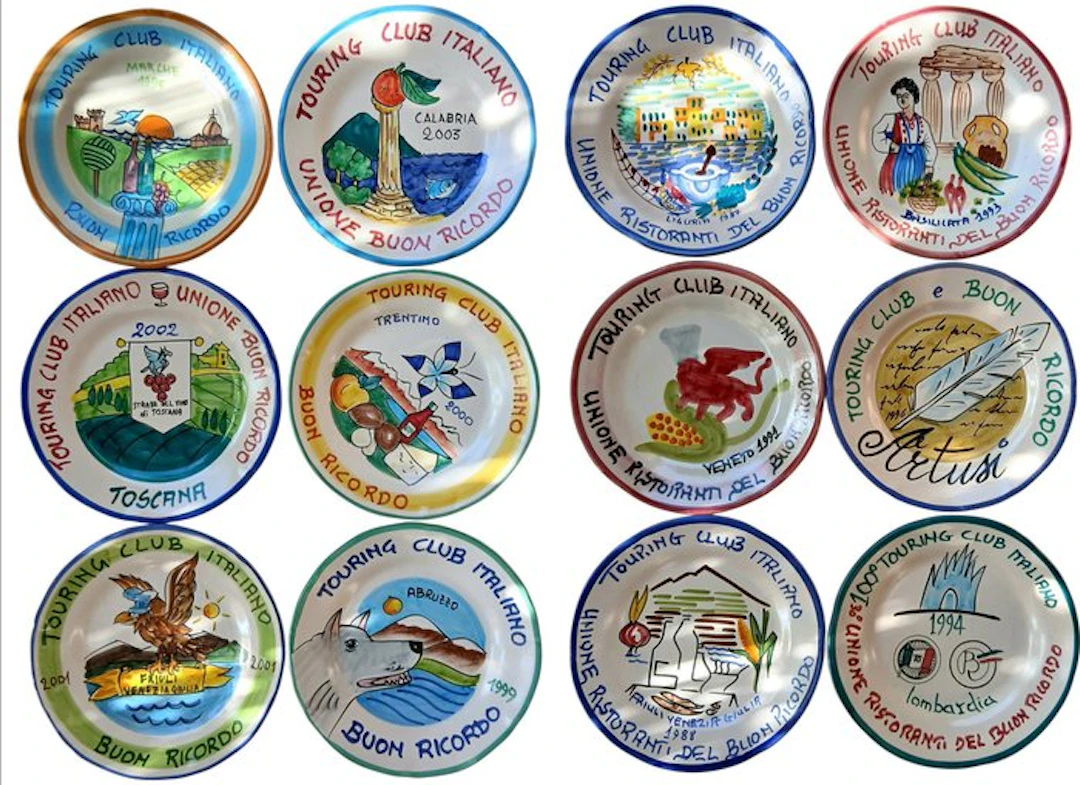 Buon Ricordo - Touring Club - Ceramica Vietri Mare - Dish...
