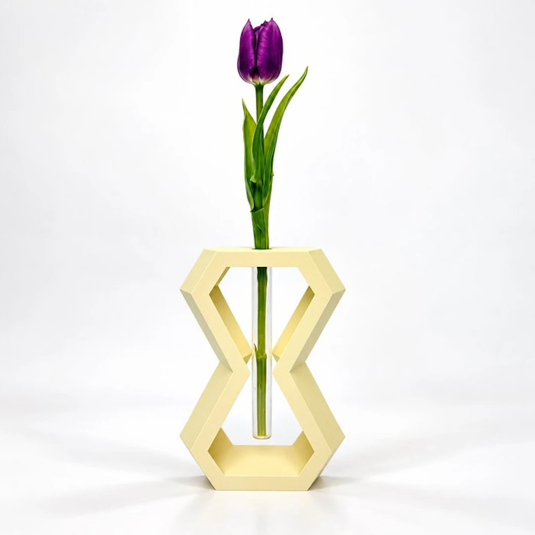 Studio Mihai Enescu - Vase - Plastic, Glass - Timeless Hourglass