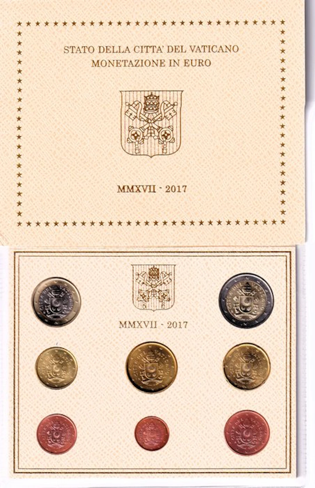 Vatican. Year Set (BU) 2017 (No reserve price)