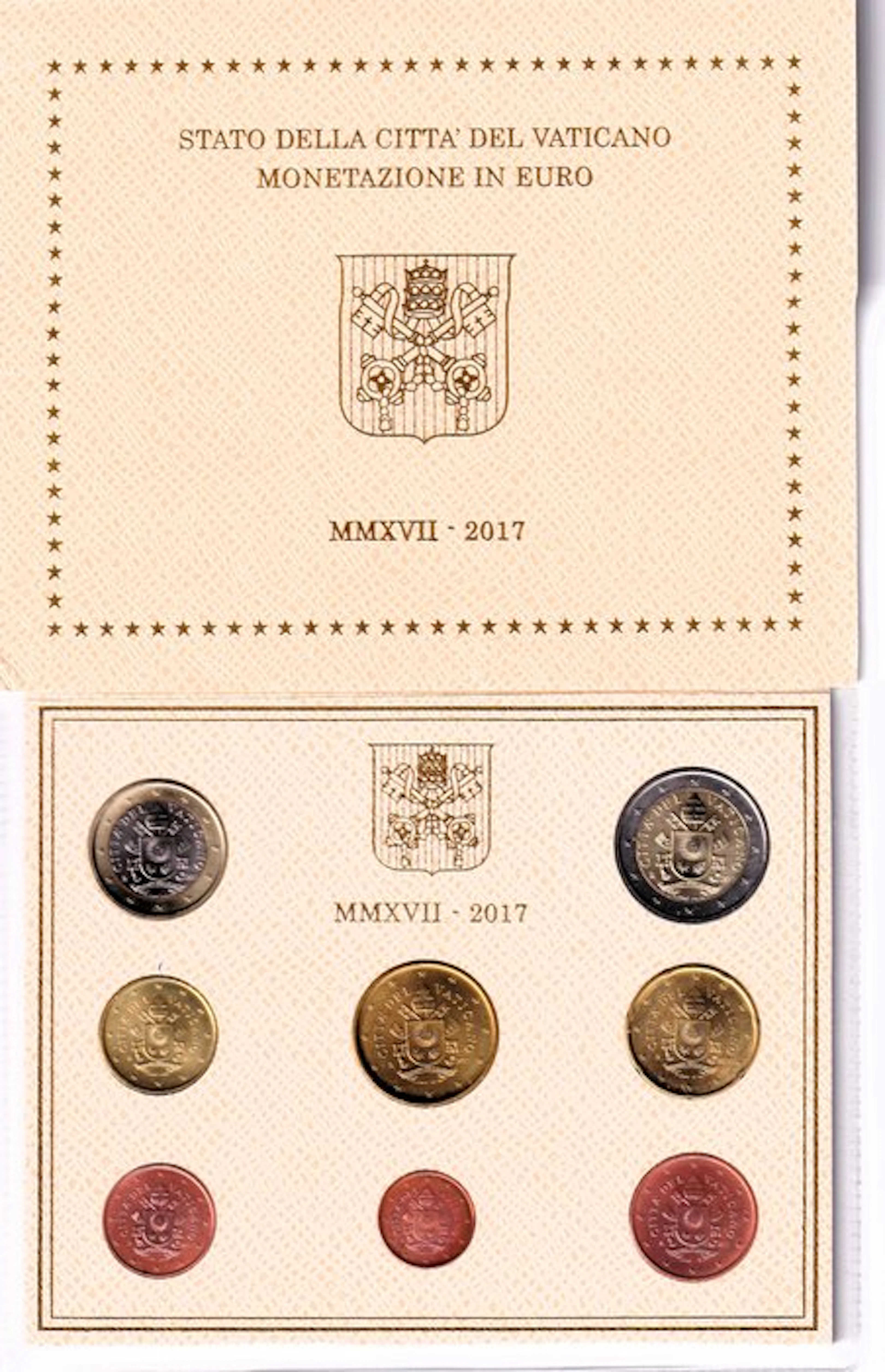 Vatican. Year Set (BU) 2017 (No reserve price)