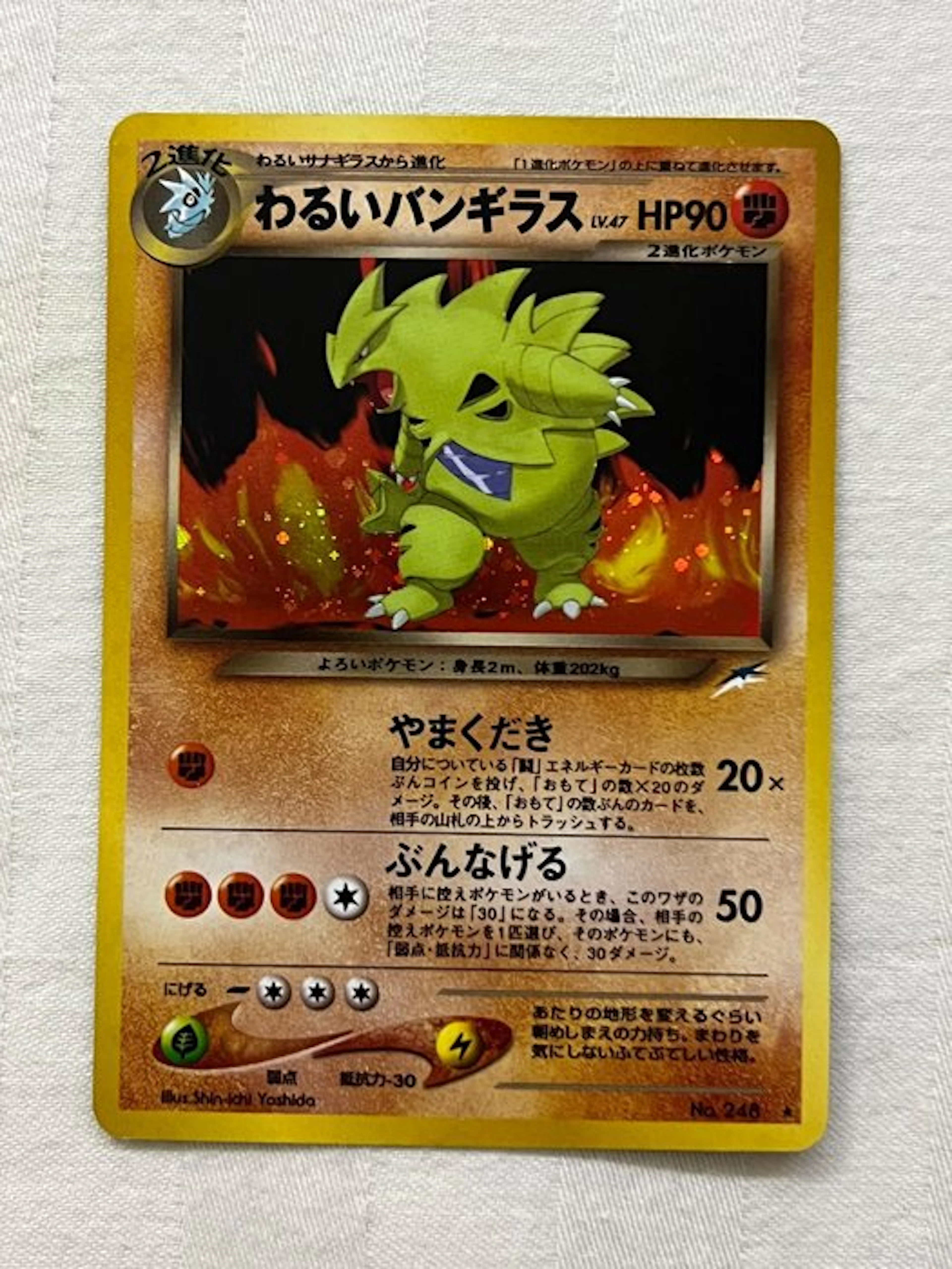 Pokémon - 1 Card - Tyranitar No.246 Foil - Various sets