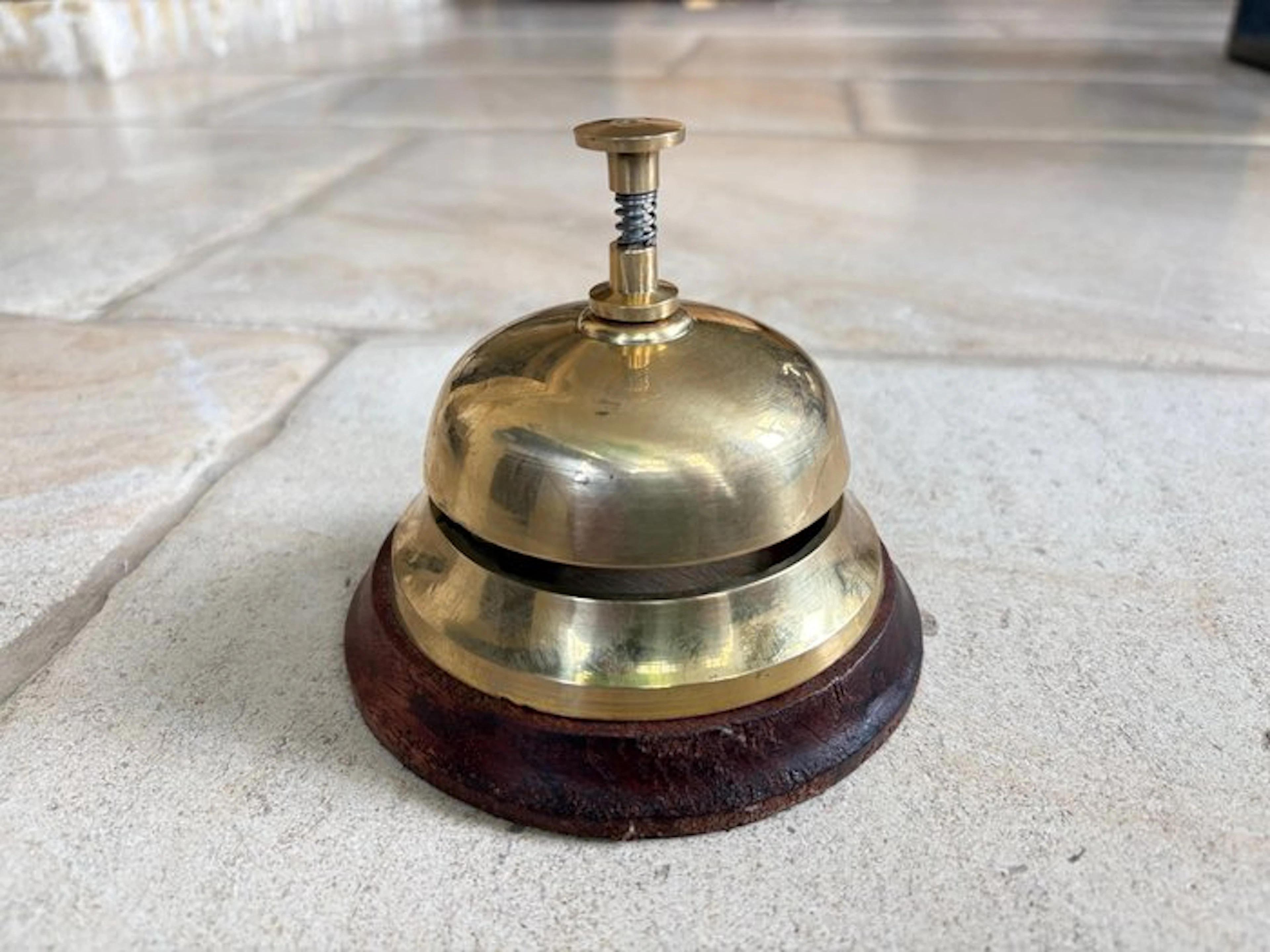 Call bell - France - Rare old hotel bell