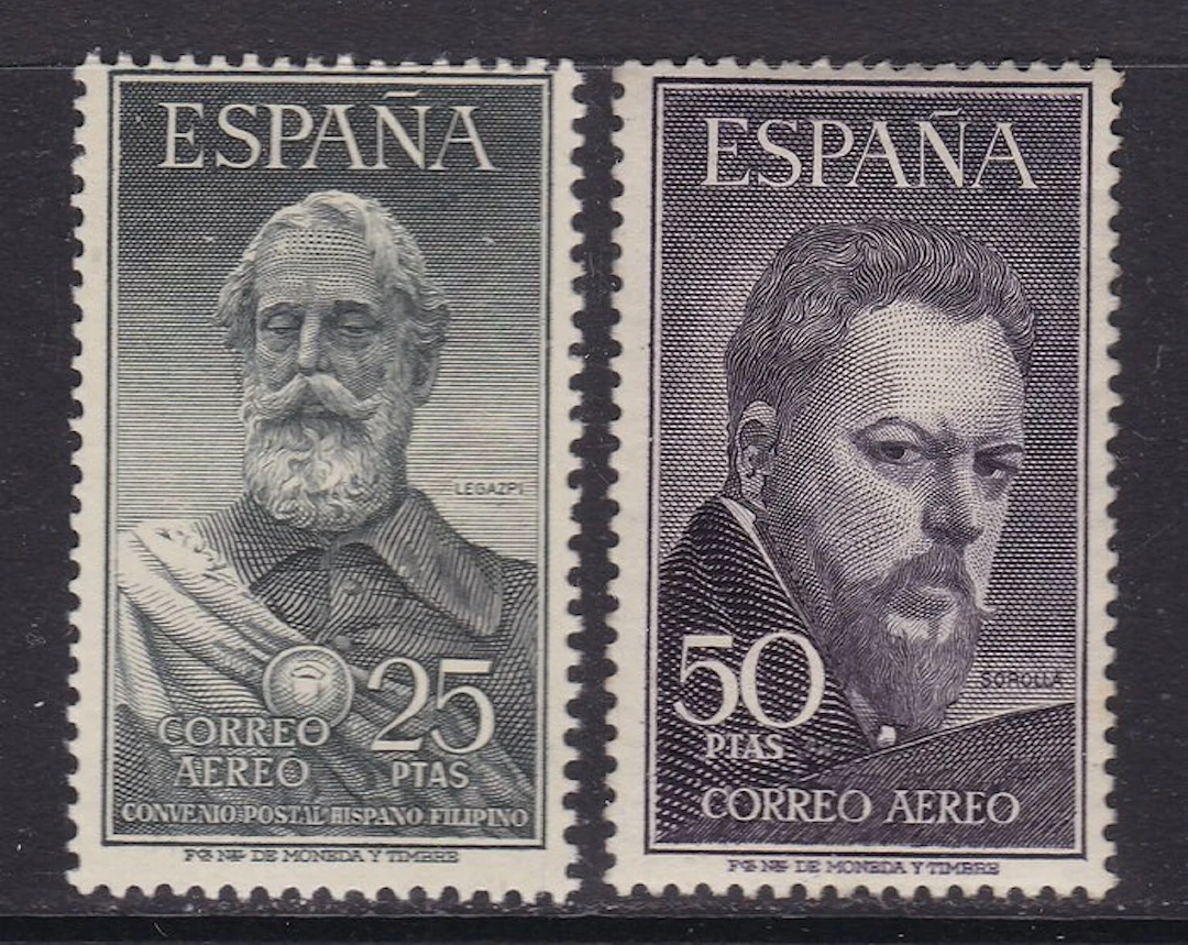 Spain 1953 - Legazpi and Sorolla - MNH - Good centering - Edifil 1124/1125