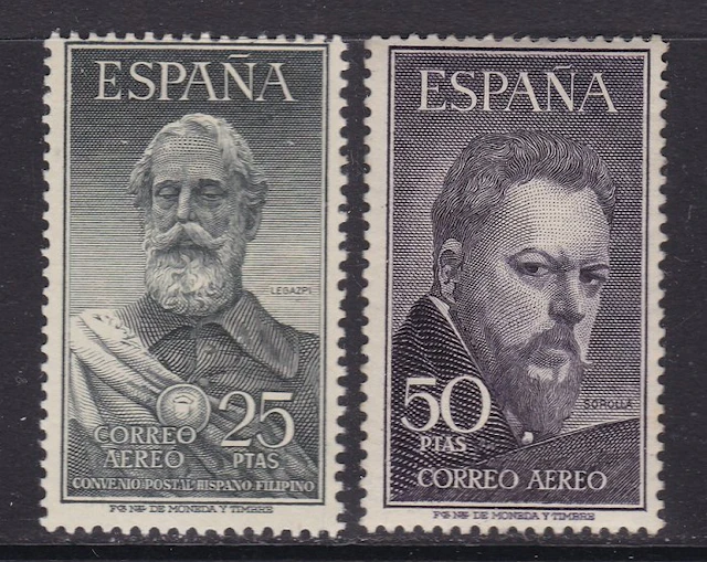 Spain 1953 - Legazpi and Sorolla - MNH - Good centering - Edifil 1124/1125