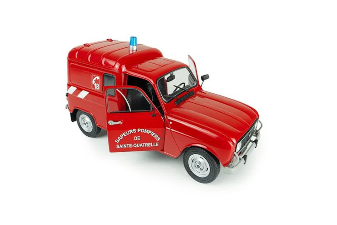 Solido 1:18 - Model car - Renault 4 Fourgonnette bomberos