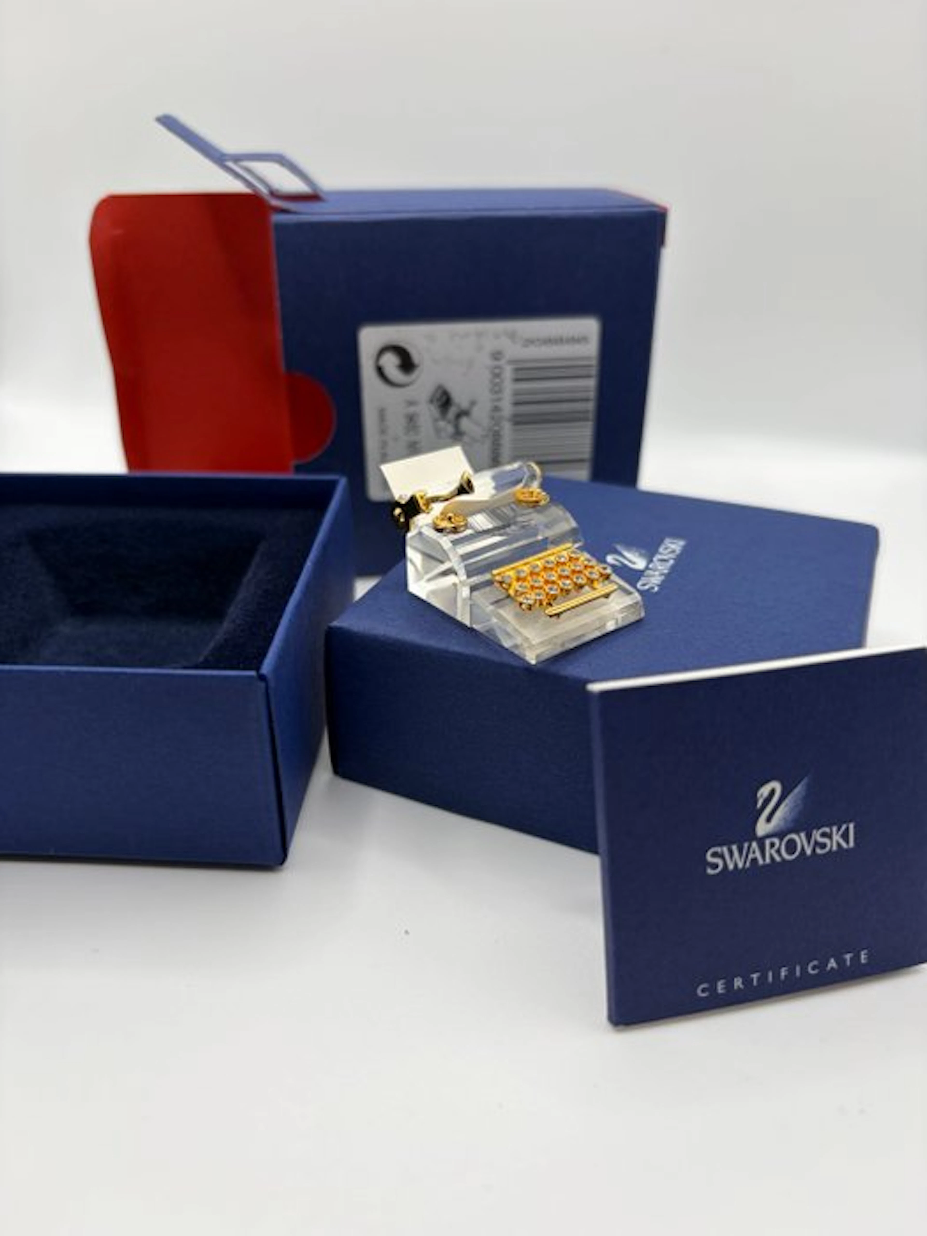 Swarovski - Figurine - Typewriter - 208886 - Box + Certificate - Crystal