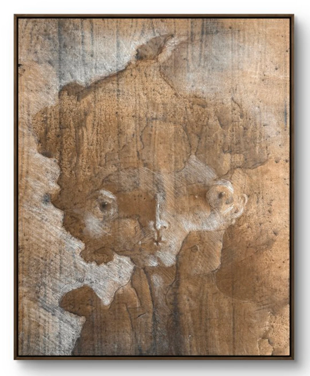 Robert Detheux (1932-2010) - Portrait surréaliste – Figures spectrales – 2007