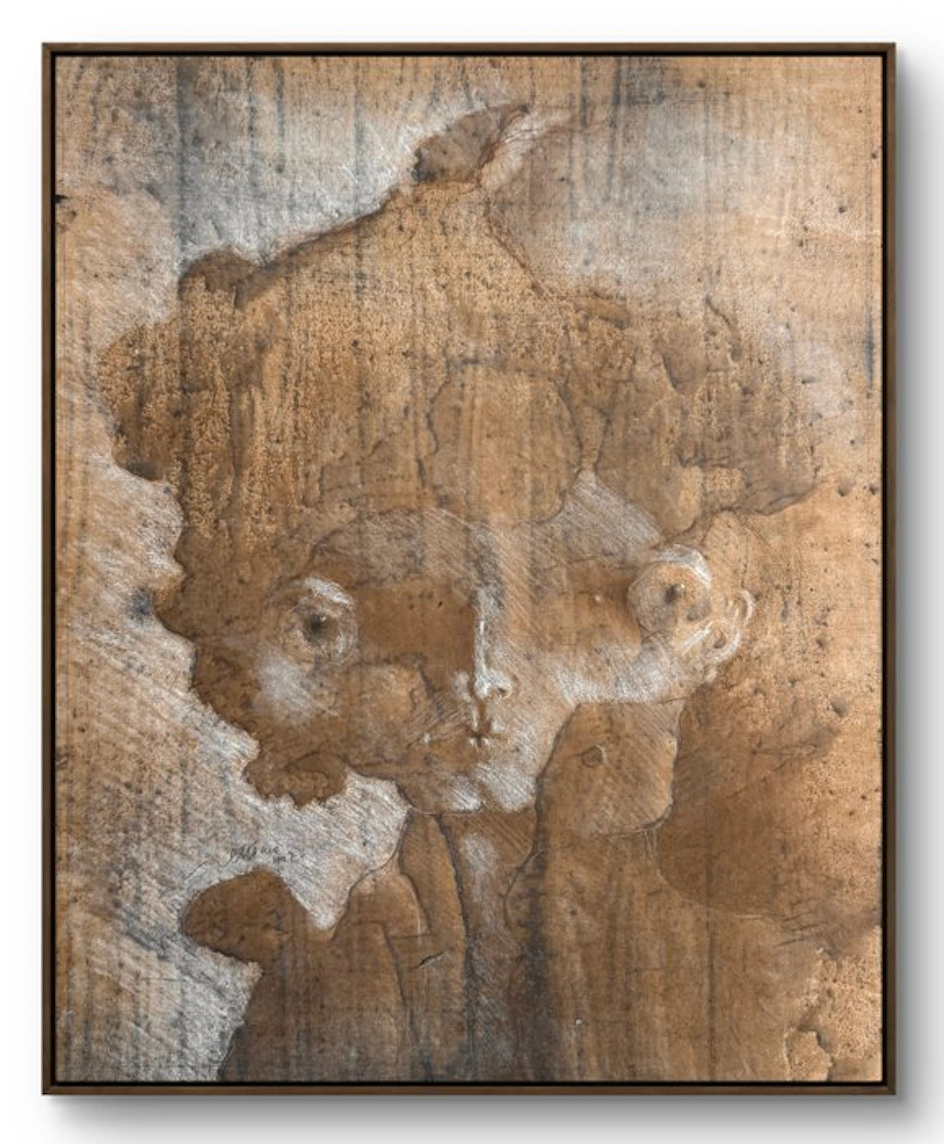Robert Detheux (1932-2010) - Portrait surréaliste – Figures spectrales – 2007