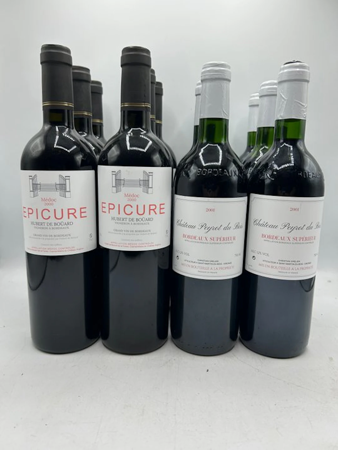 2000 x 6 Epicure Medoc Hubert De Bouard & 2001 x 6...
