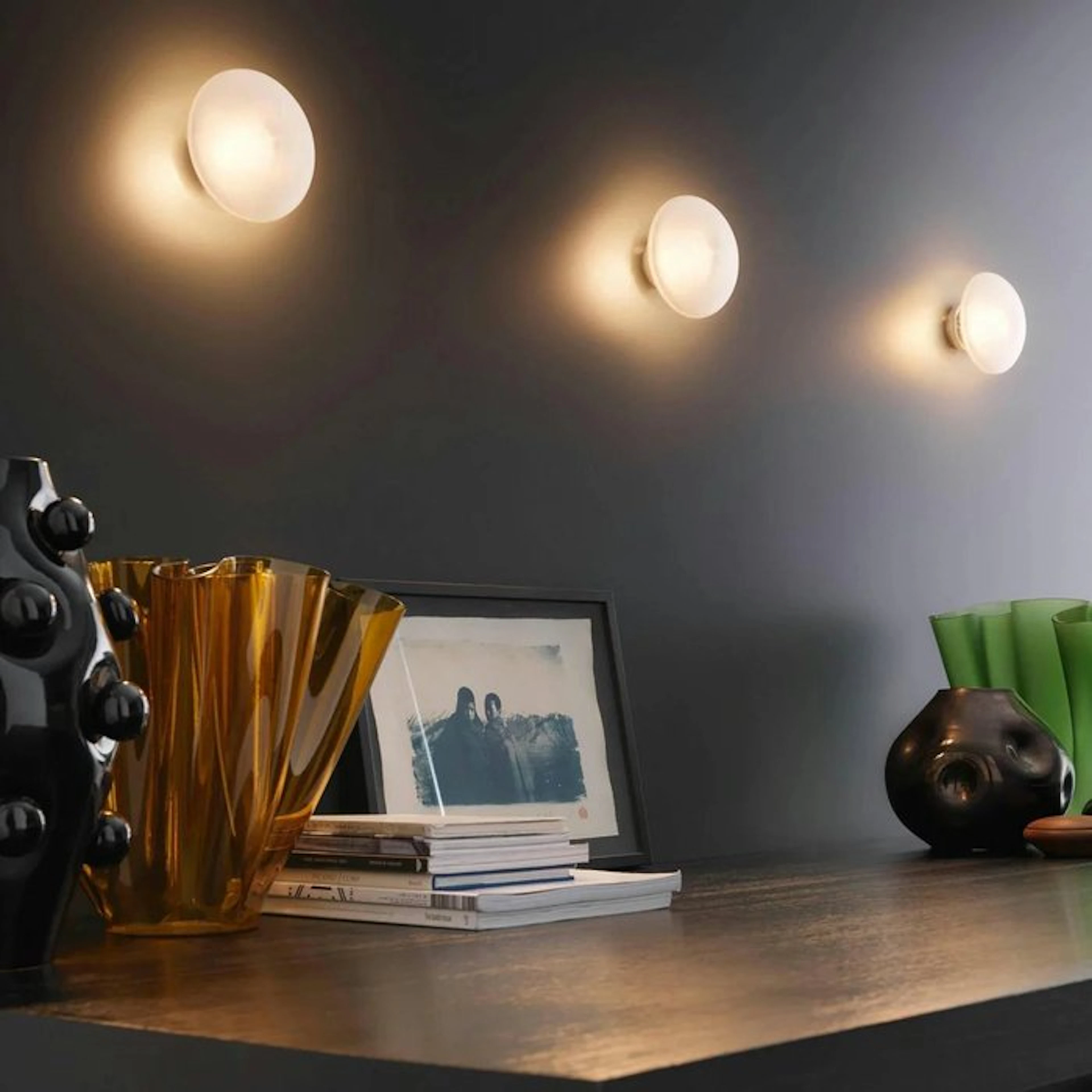 Fontana Arte - Piero Castiglioni - Wall lamp - Syllable 12cm - Glass
