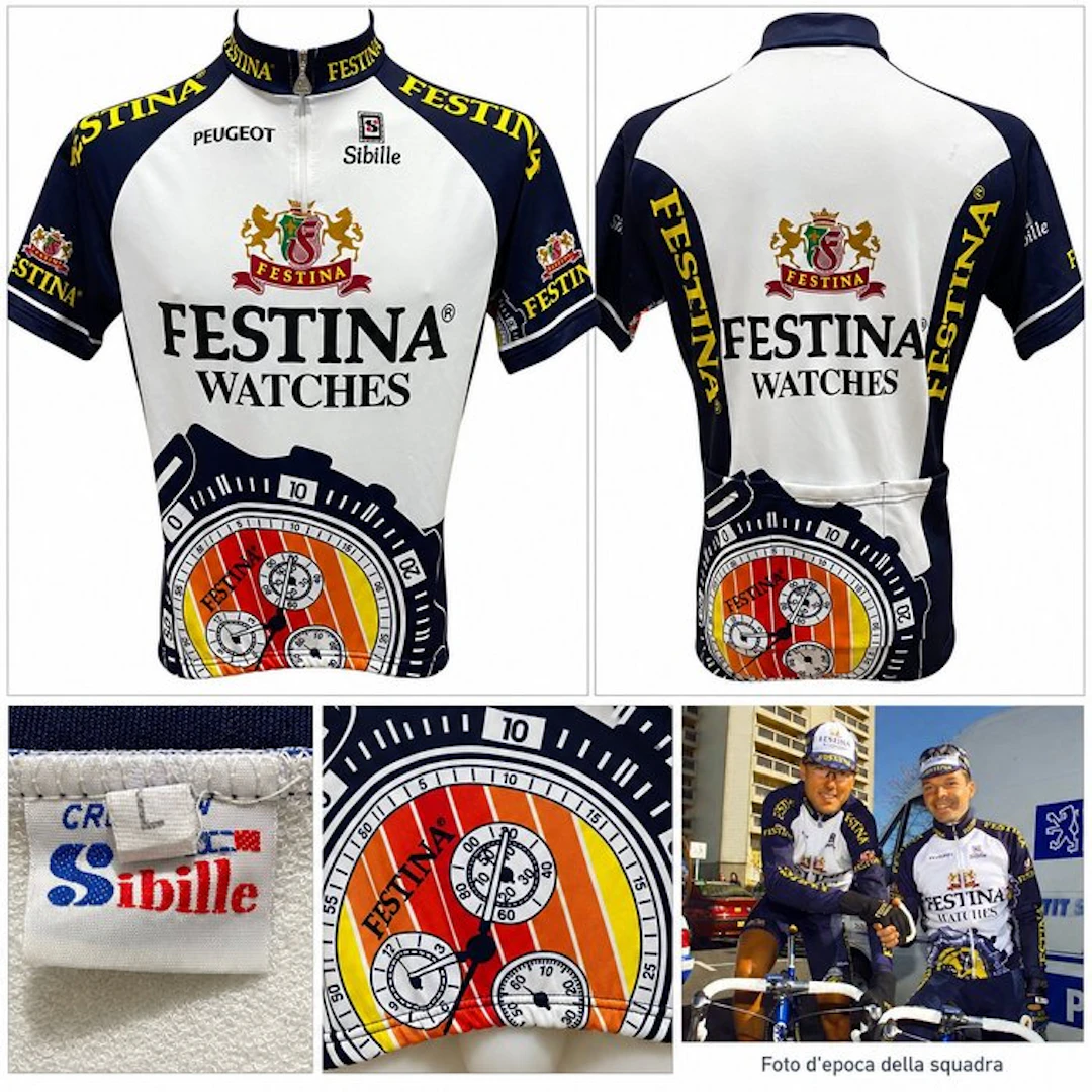 Team Festina–Peugeot anni ’90 | Maglia Sibille con maxi...