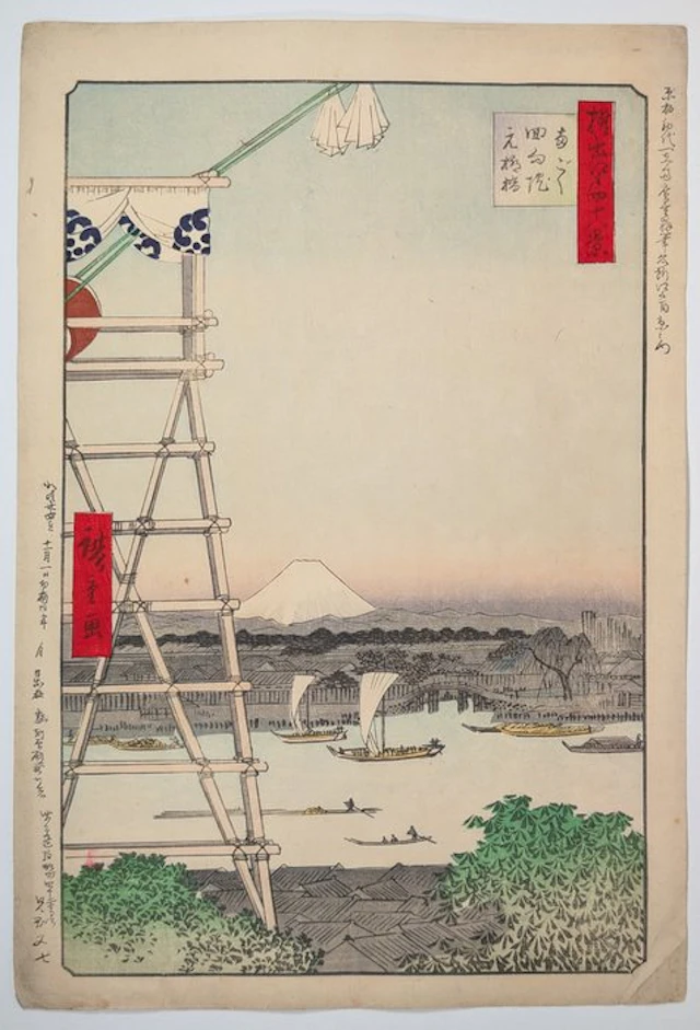 HIROSHIGE · 1891 Memorial Edition · Mount Fuji · Sumida...
