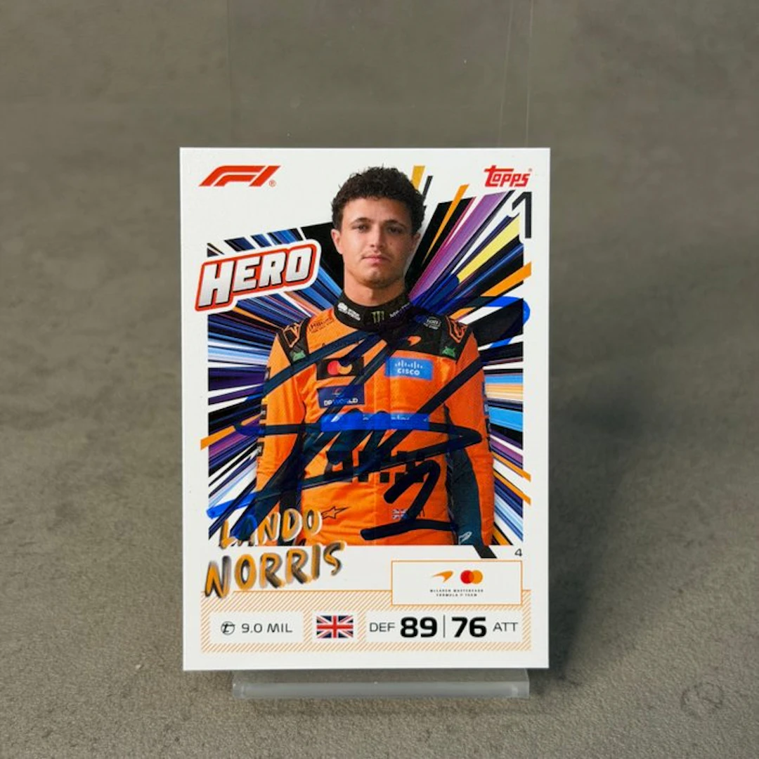 Mclaren - Topps 4 Hero Norris Signed Car - Lando Norris - 2026 - Trading Card