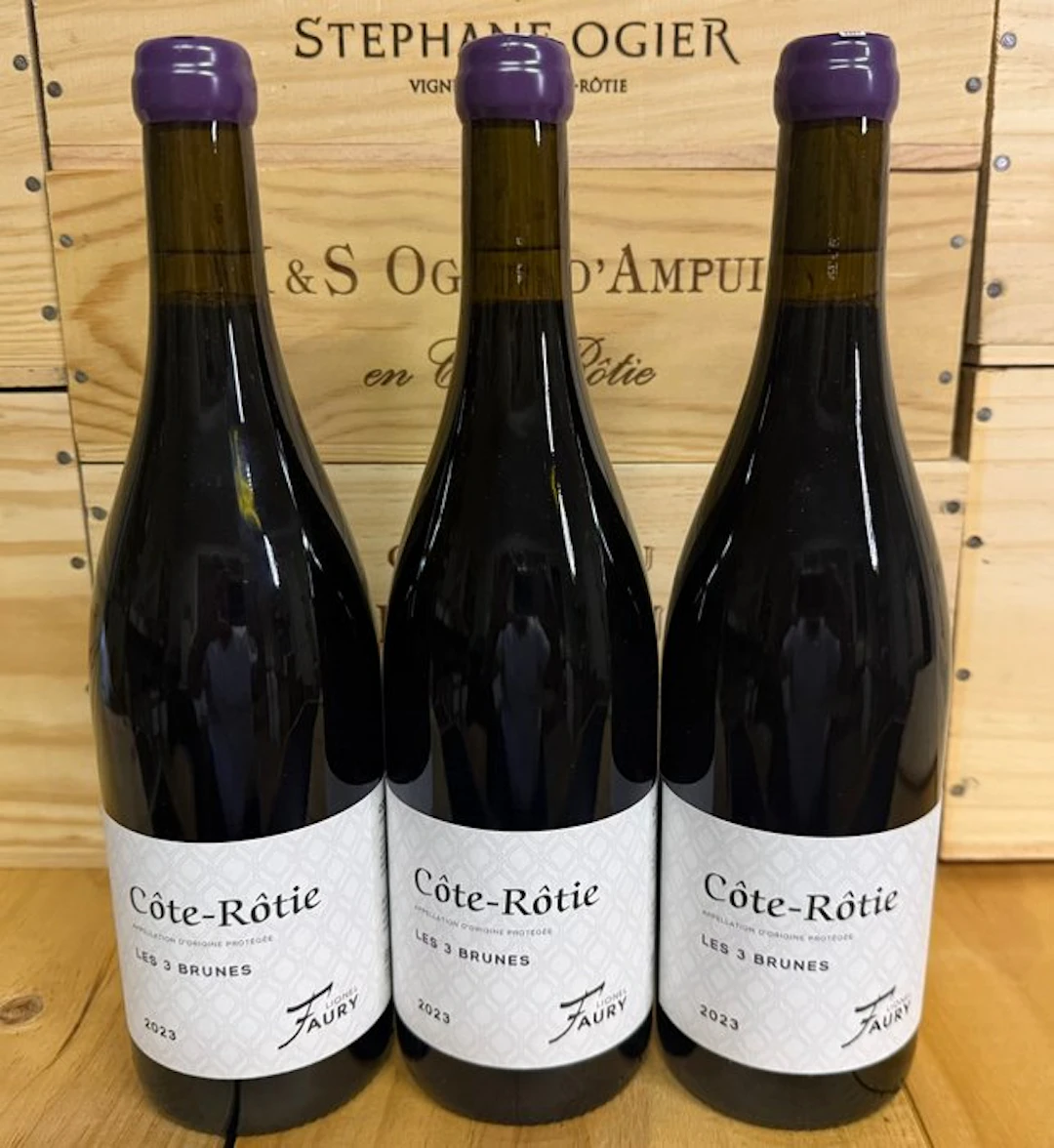 2023 Domaine Faury, Côte Rôtie, Les 3 Brunes - Côte Rotie - 3 Bottles (0.75L)