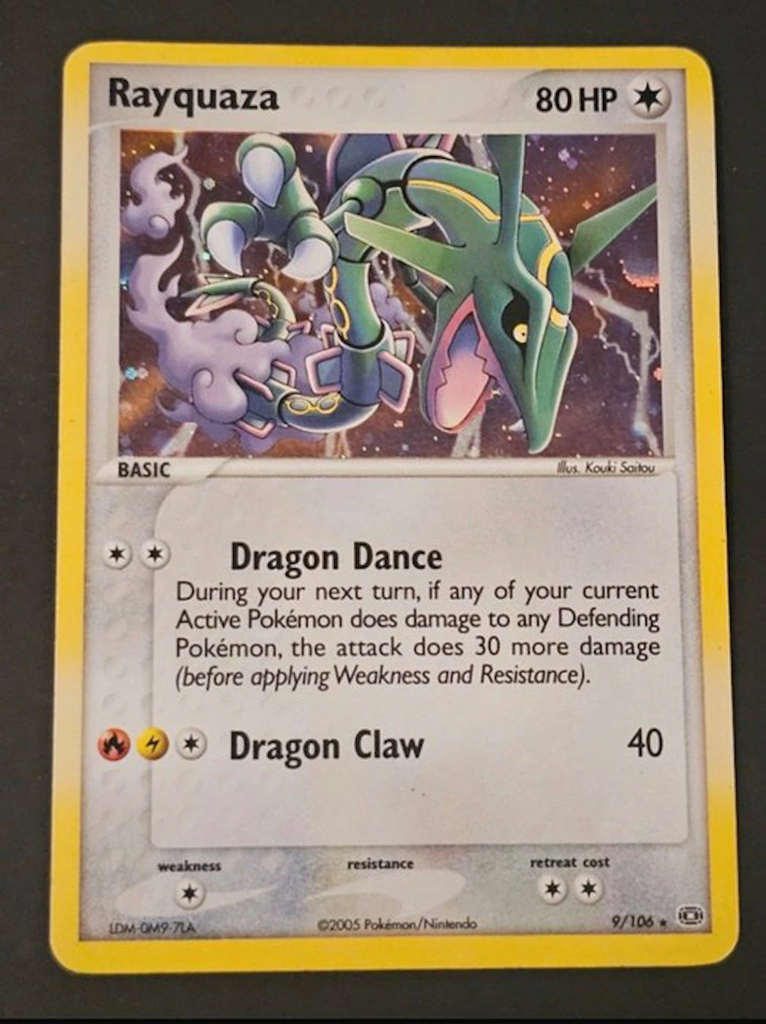 Pokémon - 1 Card 9/106 Holo - Various sets