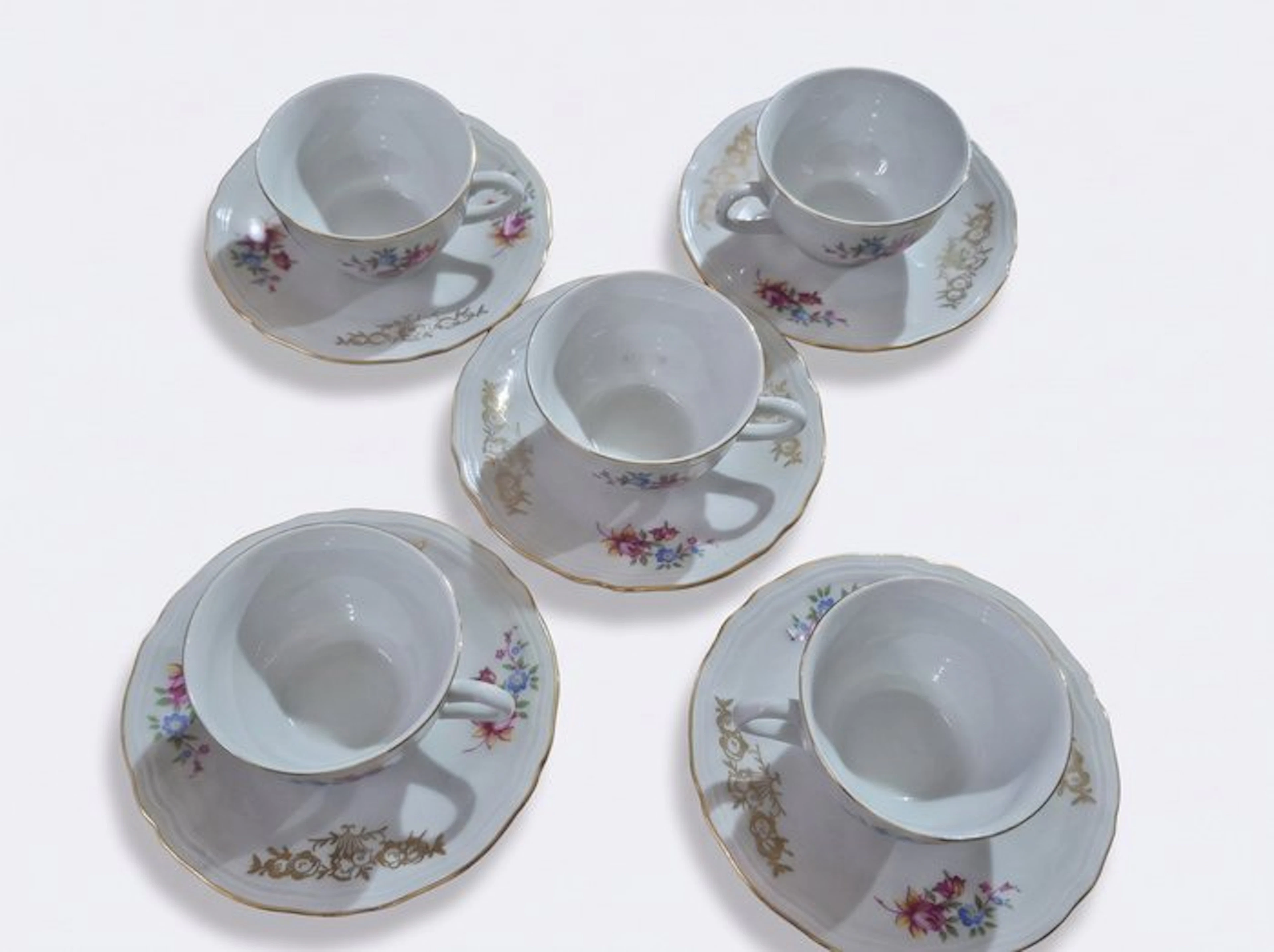 Coffee set (10) - Porcelain