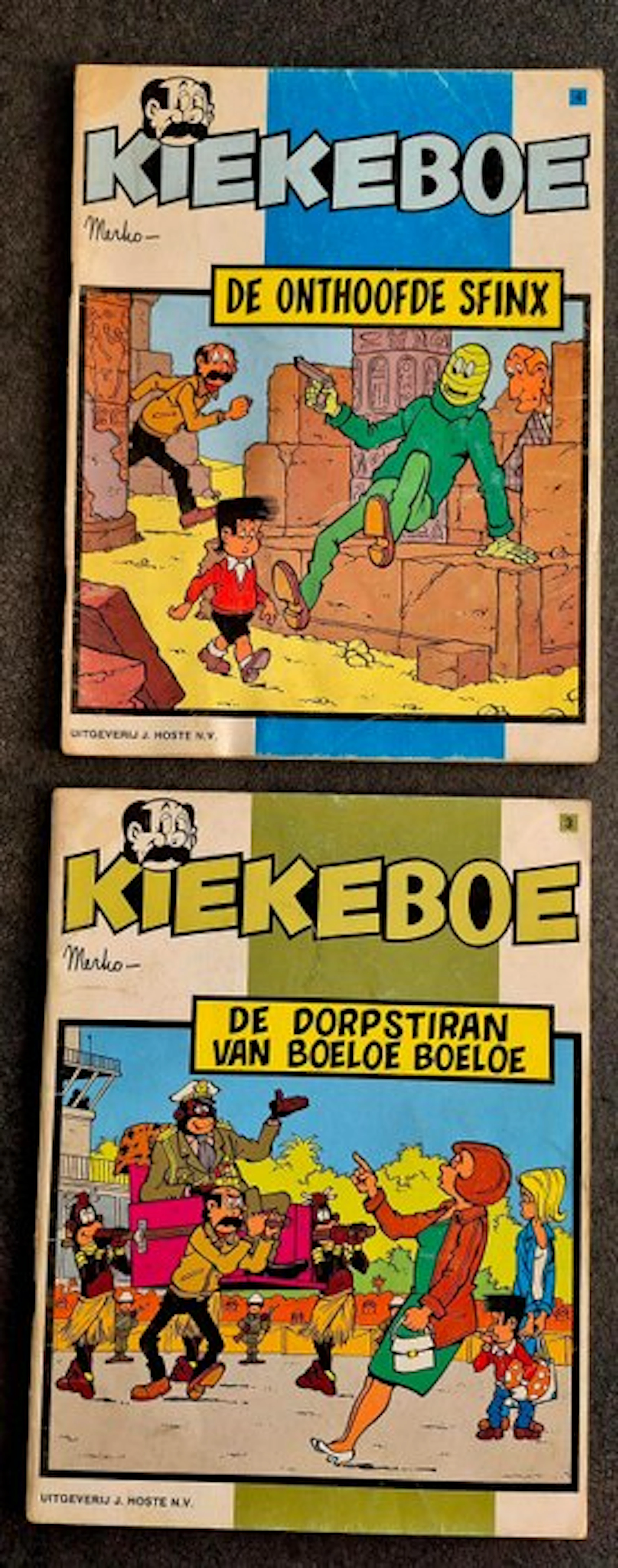 Kiekeboe 3 & 4 - De dorpstiran van Boeloe Boeloe (zwarte...