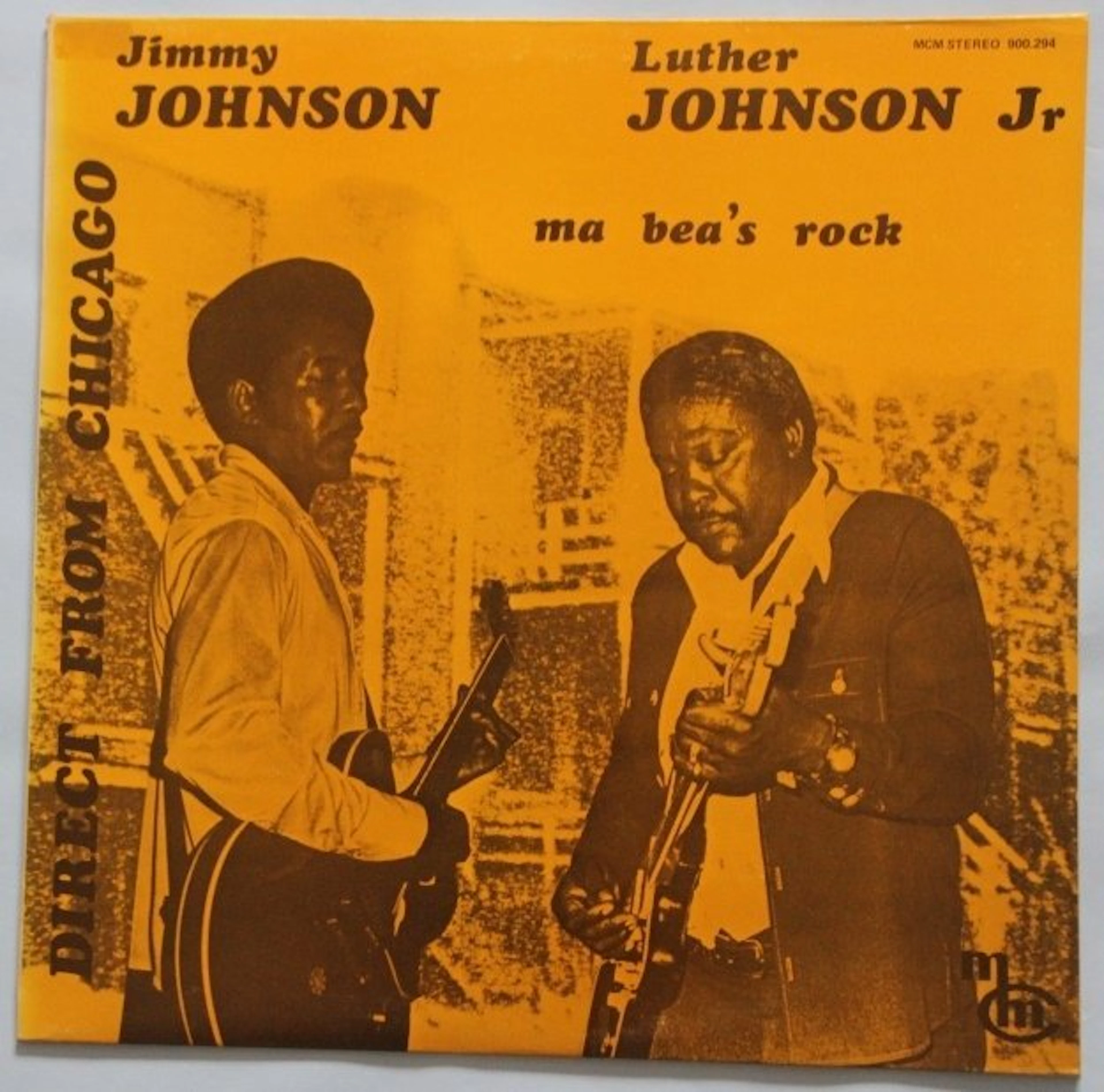 Jimmy Johnson; Luther Johnson Jr. - ma bea's rock - LP - 1st Pressing - 1976