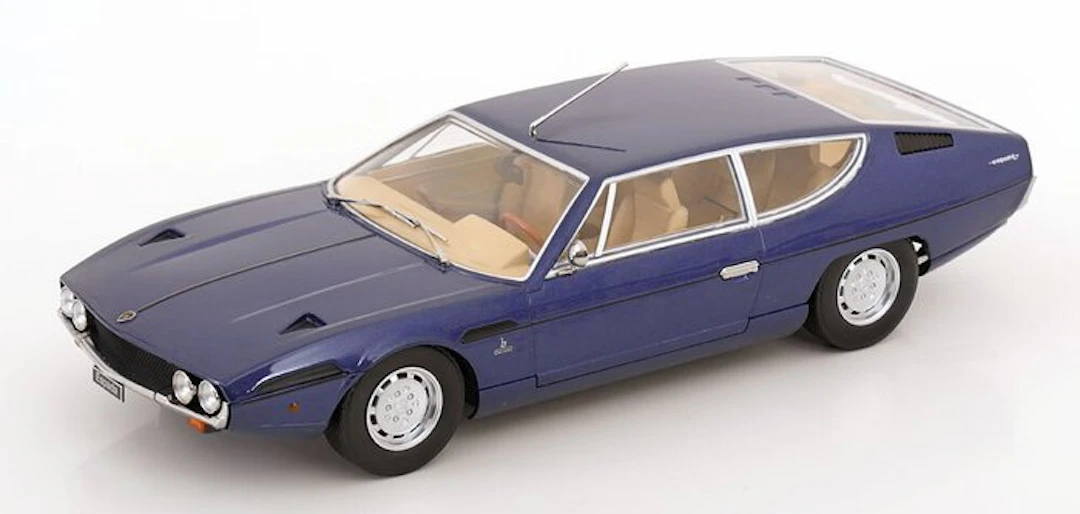KK-Scale 1:18 - Model car - Lamborghini Espada S2 – 1970 – Donkerblauw metallic