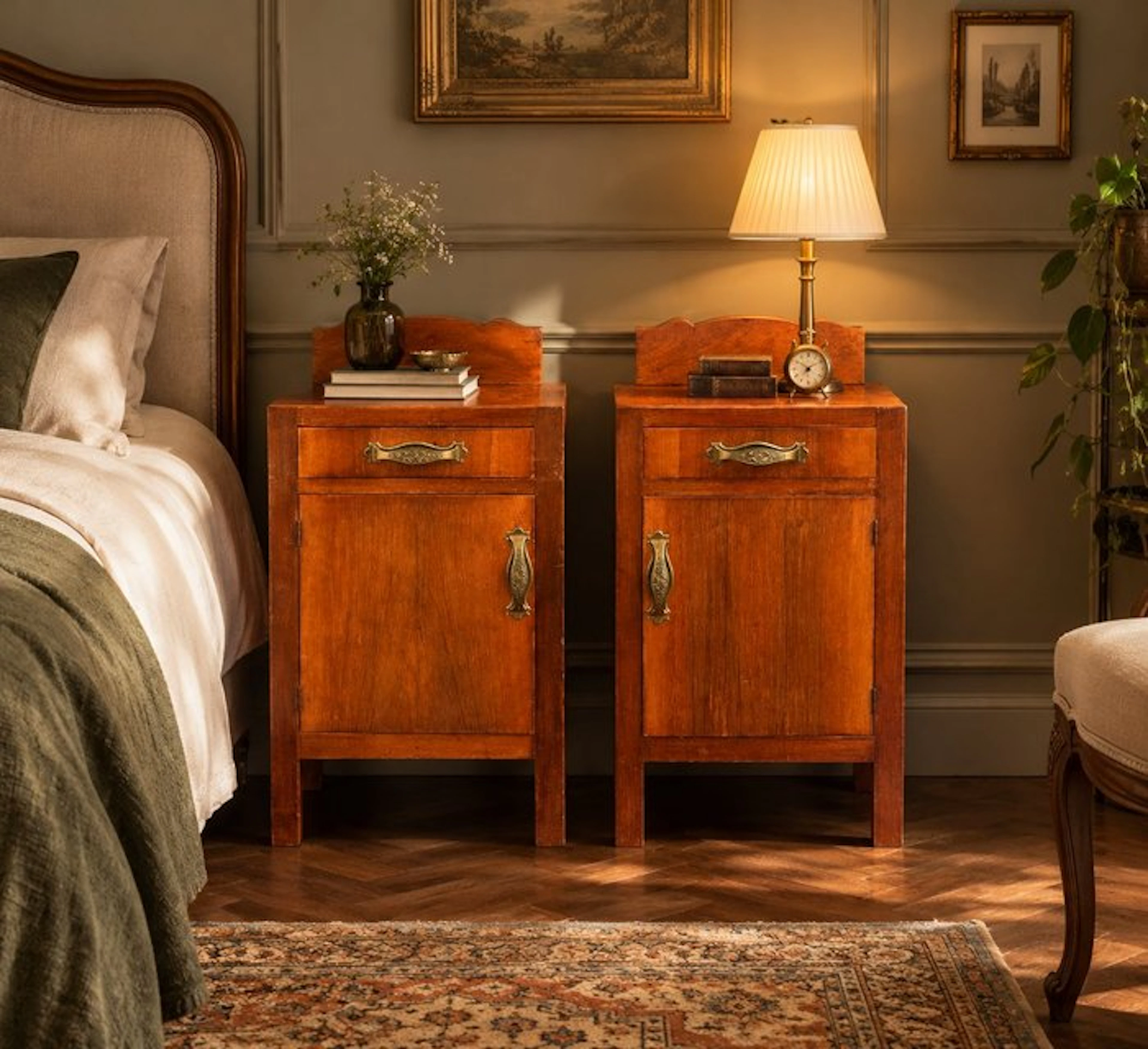 Nightstand (2) - Wood